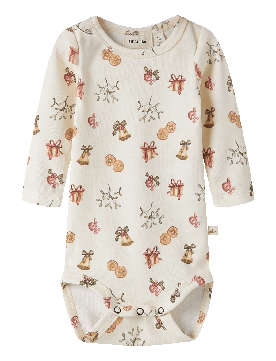 Lil'Atelier - NBNLAYO GUS LS SLIM BODY LIL - turtledove - 0