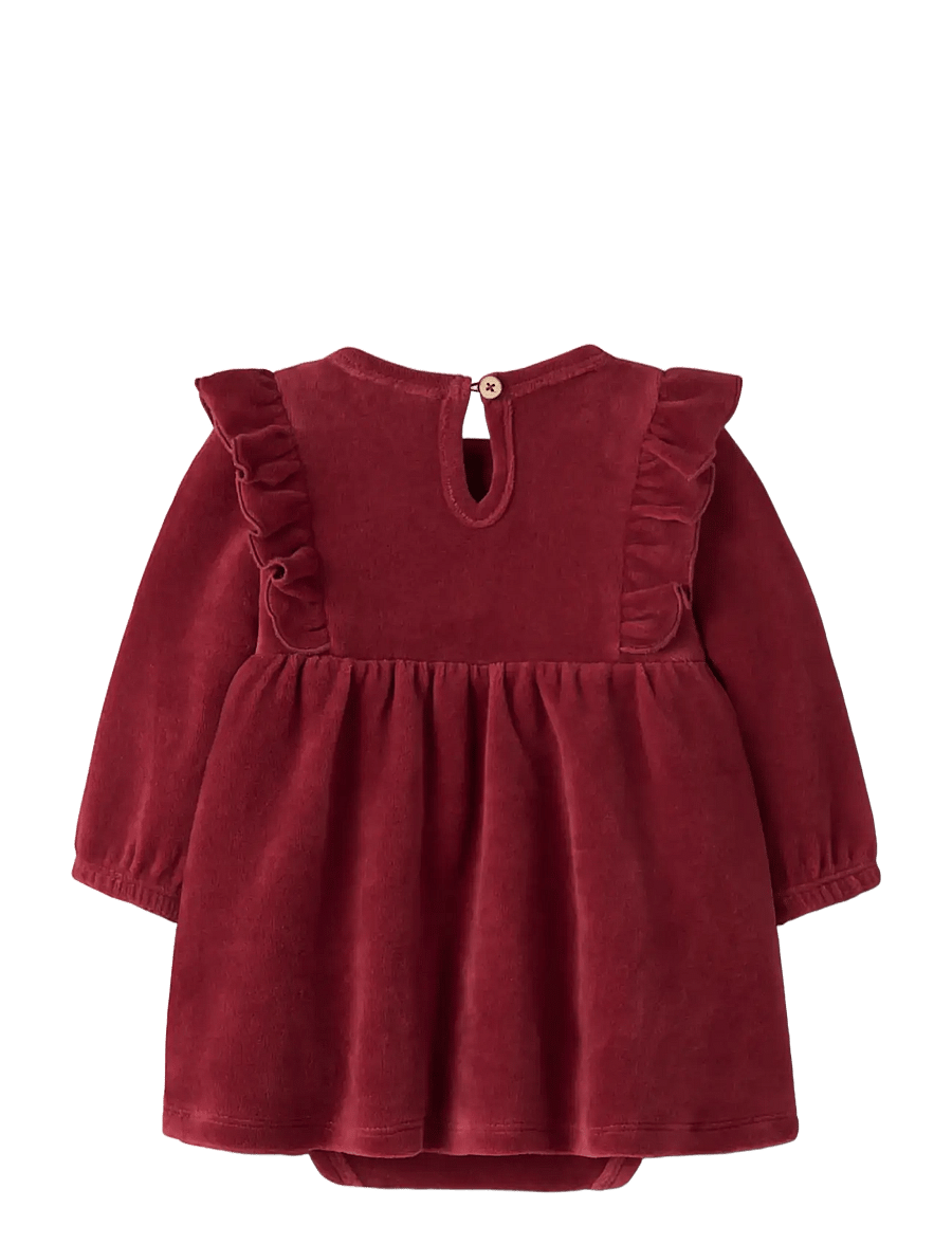 Lil'Atelier - NBFSAGA SAG LS BODY DRESS LIL - biking red - 1