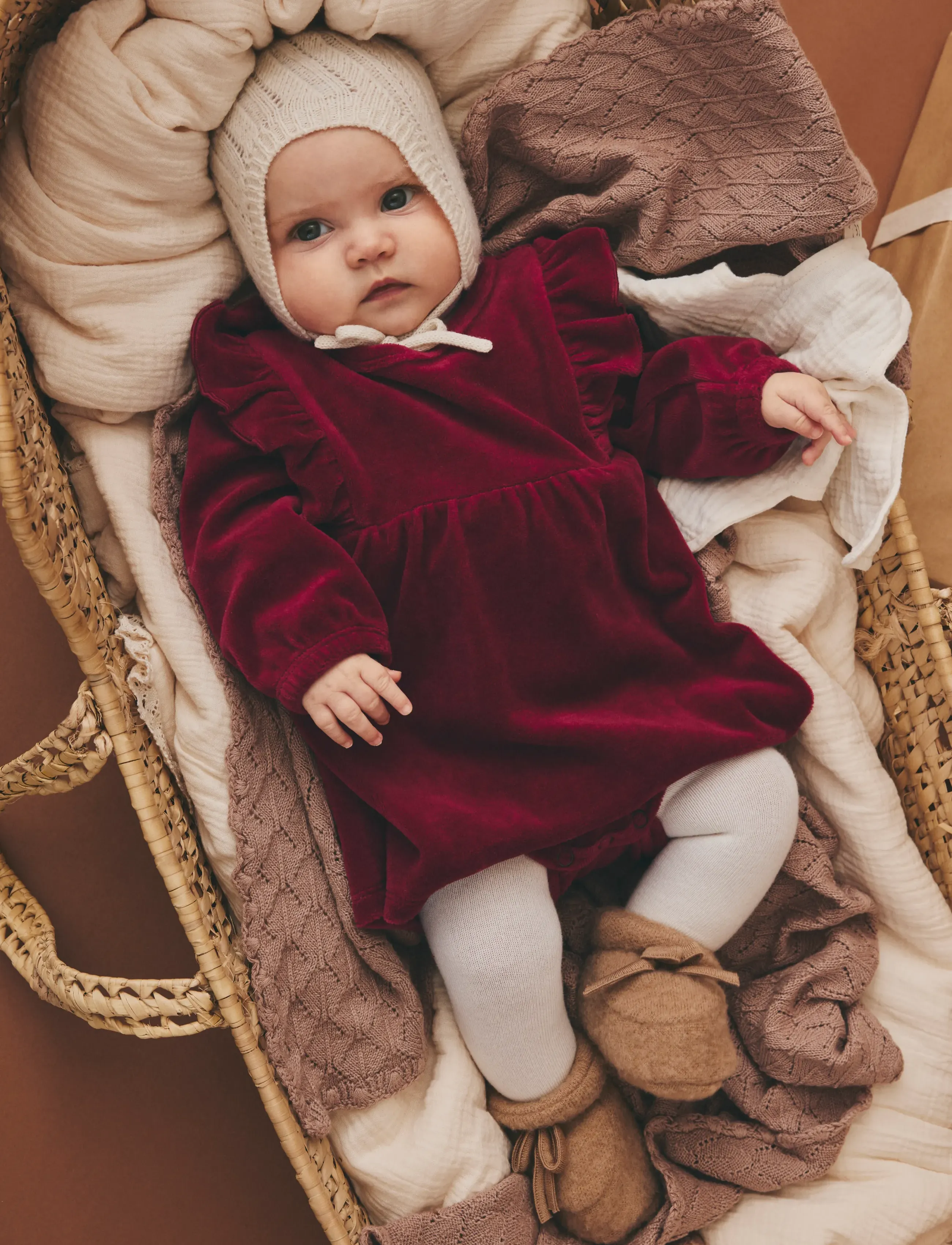 Lil'Atelier - NBFSAGA SAG LS BODY DRESS LIL - biking red - 2