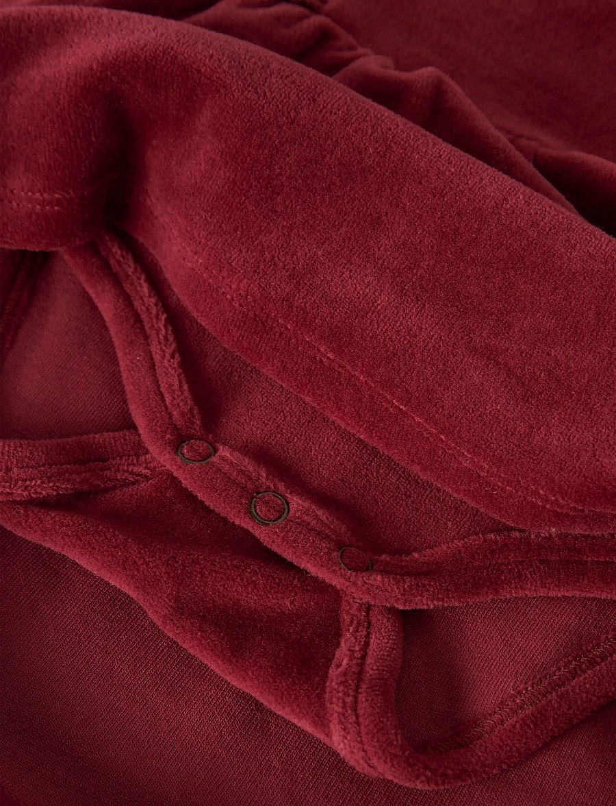 Lil'Atelier - NBFSAGA SAG LS BODY DRESS LIL - biking red - 4