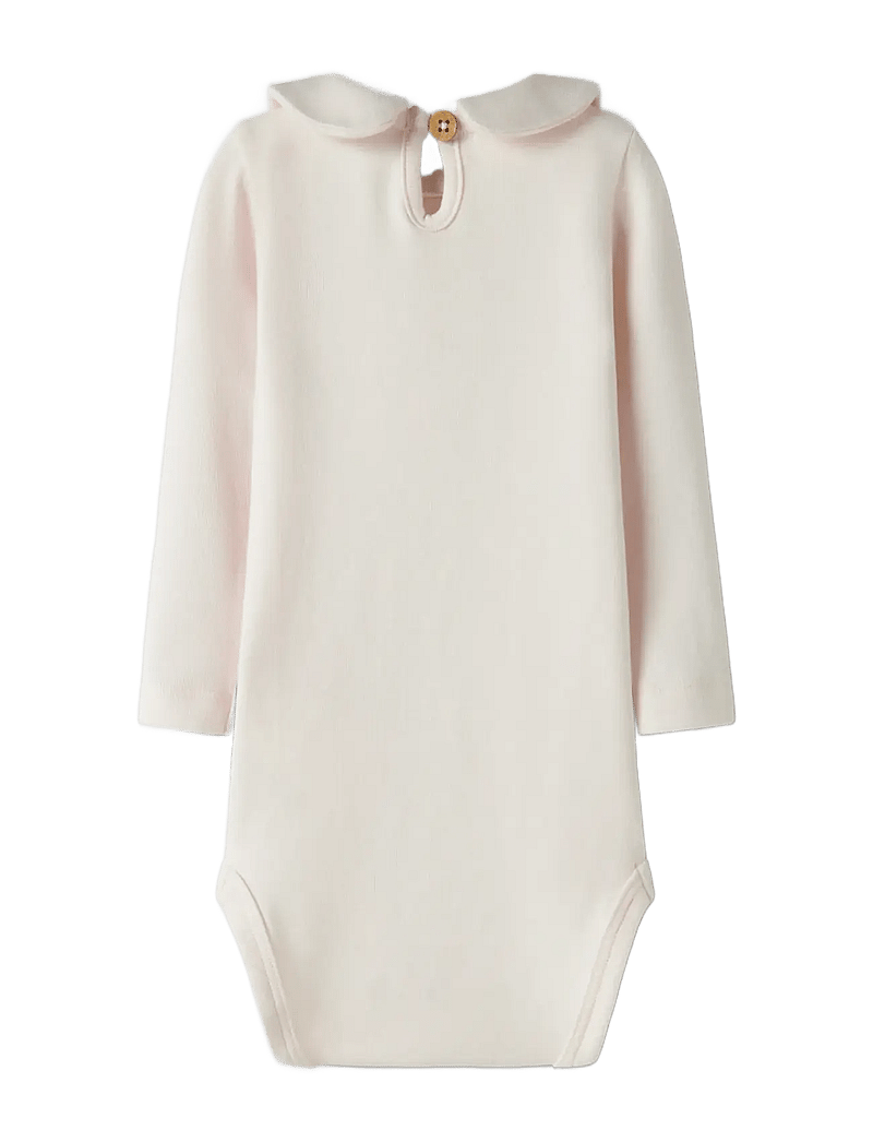 Lil'Atelier - NBFFUNDO EMB LS SLIM BODY LIL - pitkähihaiset bodyt - almost mauve - 2