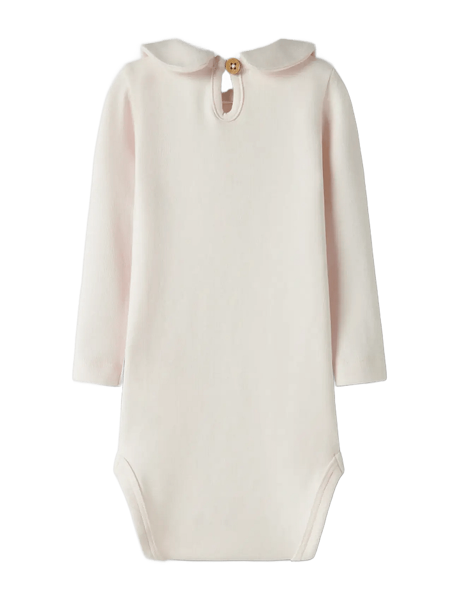Lil'Atelier - NBFFUNDO EMB LS SLIM BODY LIL - langerma samfellur - almost mauve - 2