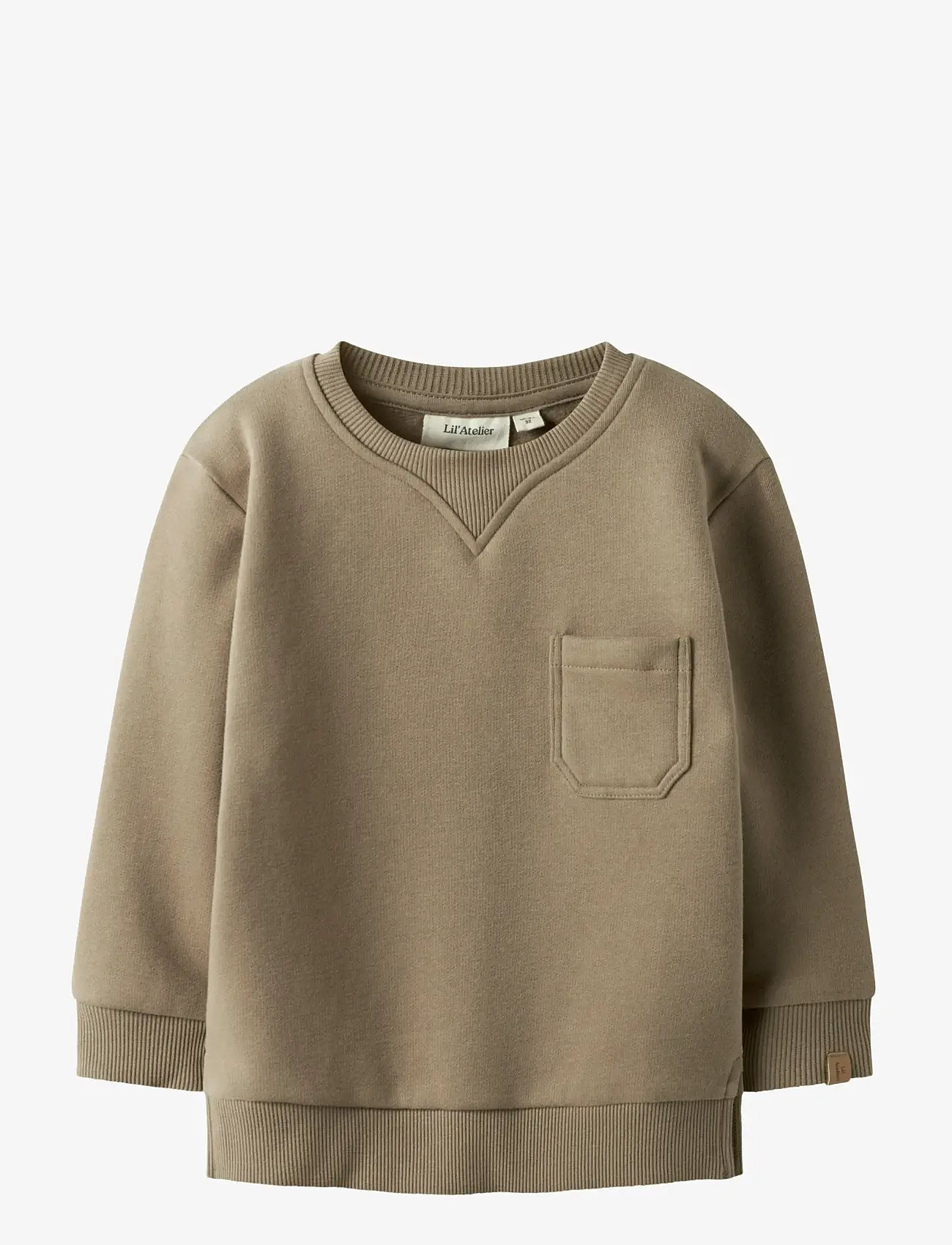 Lil'Atelier - NMMILONDON RIM LS LOOSE SWEAT LIL - dressipluusid - sepia tint - 1