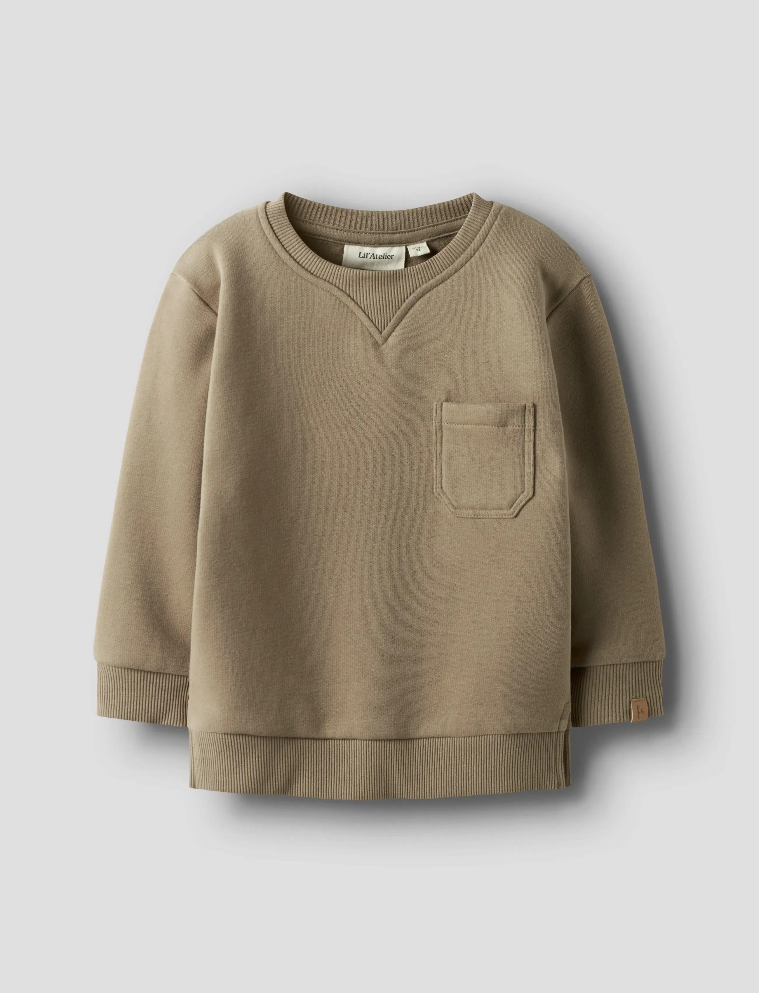 Lil'Atelier - NMMILONDON RIM LS LOOSE SWEAT LIL - sepia tint - 3