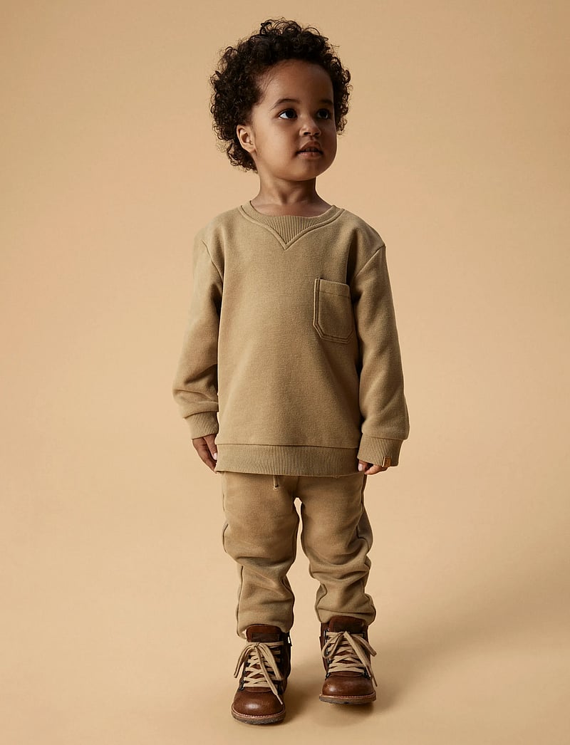 Lil'Atelier - NMMILONDON RIM LS LOOSE SWEAT LIL - sweatshirts - sepia tint - 4