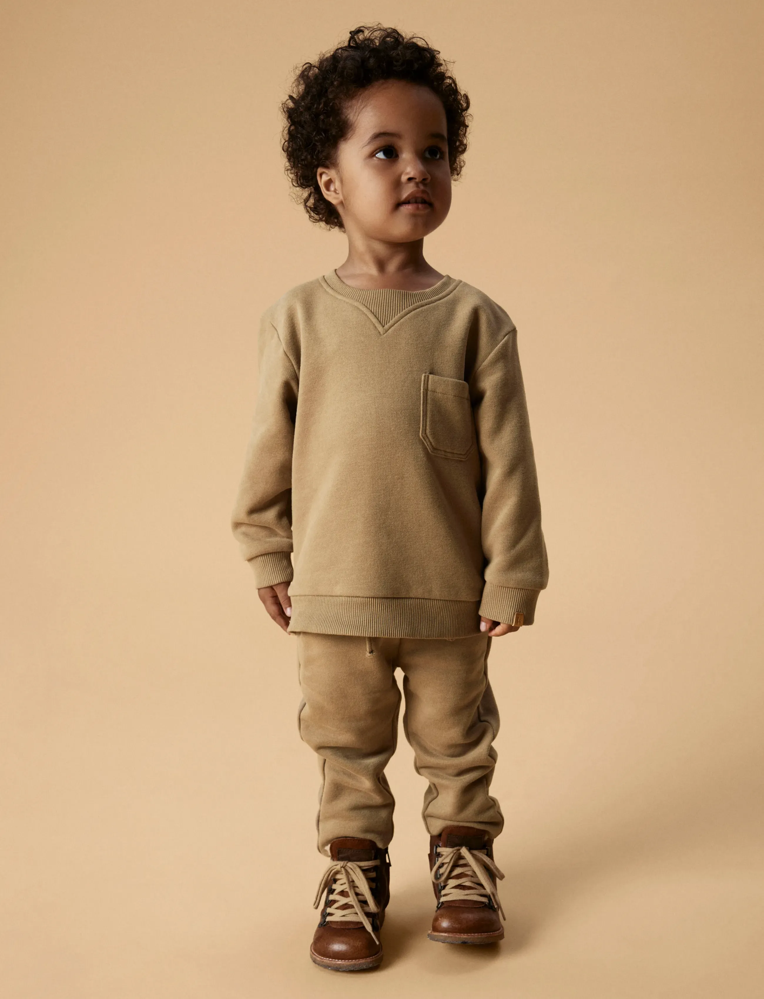 Lil'Atelier - NMMILONDON RIM LS LOOSE SWEAT LIL - sepia tint - 4