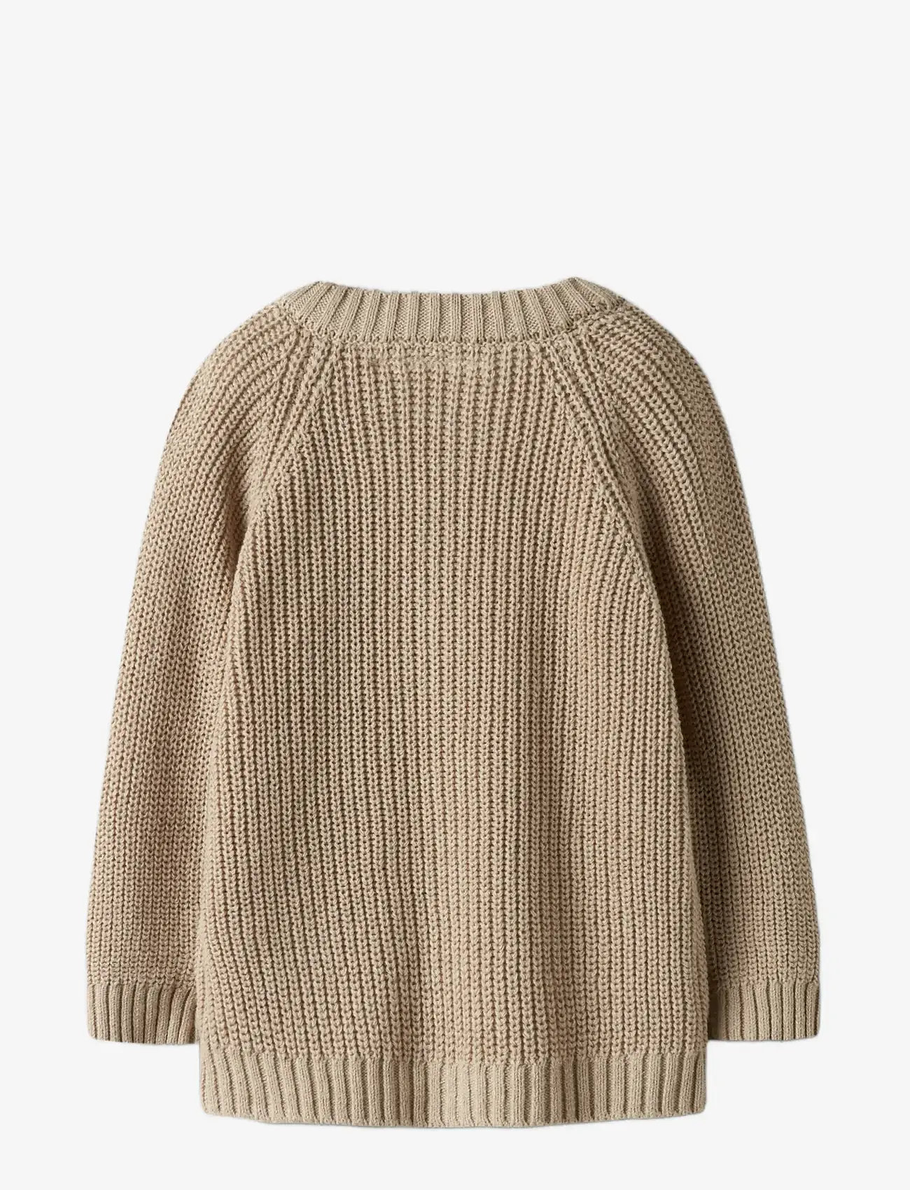 Lil'Atelier - NMMEMLEN LAK LS KNIT CARD LIL - cardigans - oxford tan - 2
