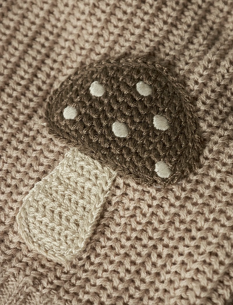 Lil'Atelier - NMMEMLEN LAK LS KNIT CARD LIL - cardigans - oxford tan - 0