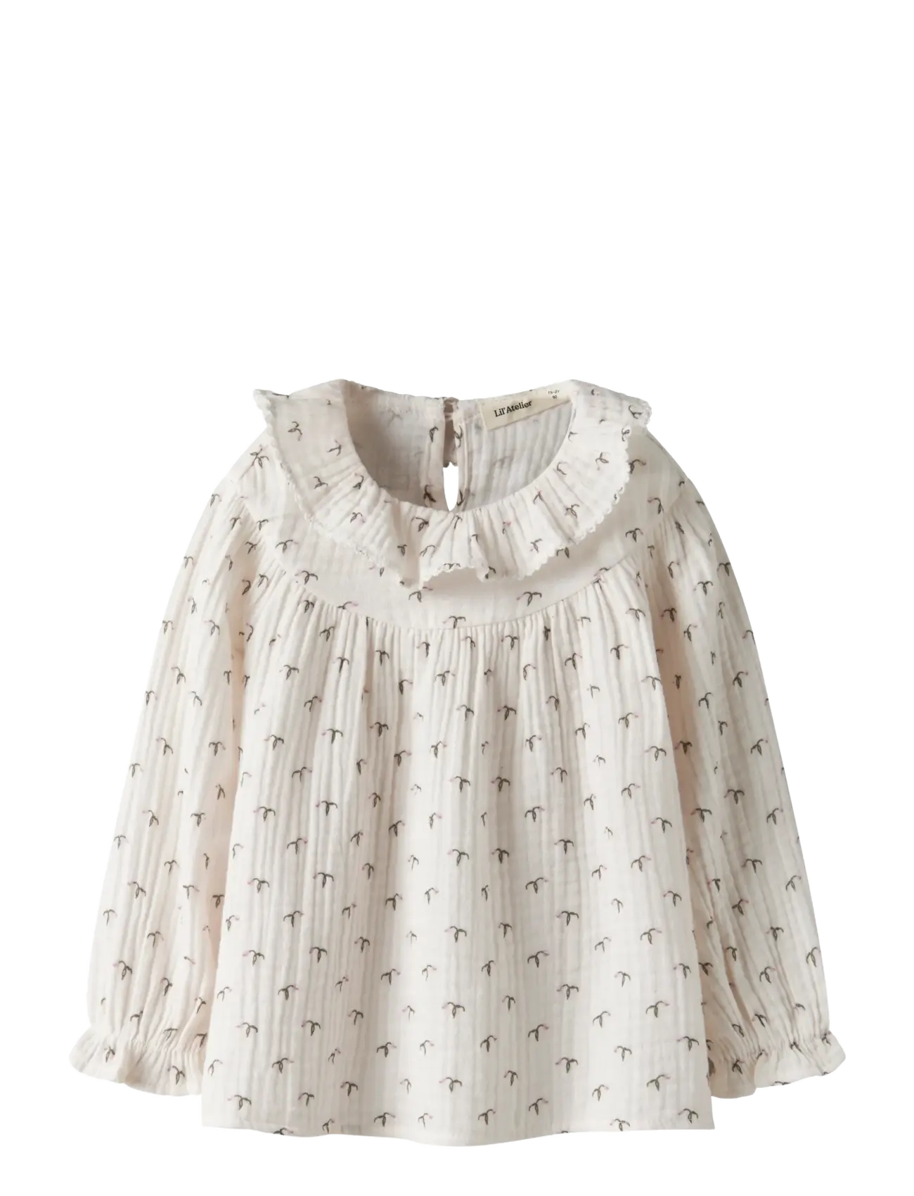 Lil'Atelier NMFSOLINA LS LOOSE SHIRT LIL - Overdele - ALMOST MAUVE / cream