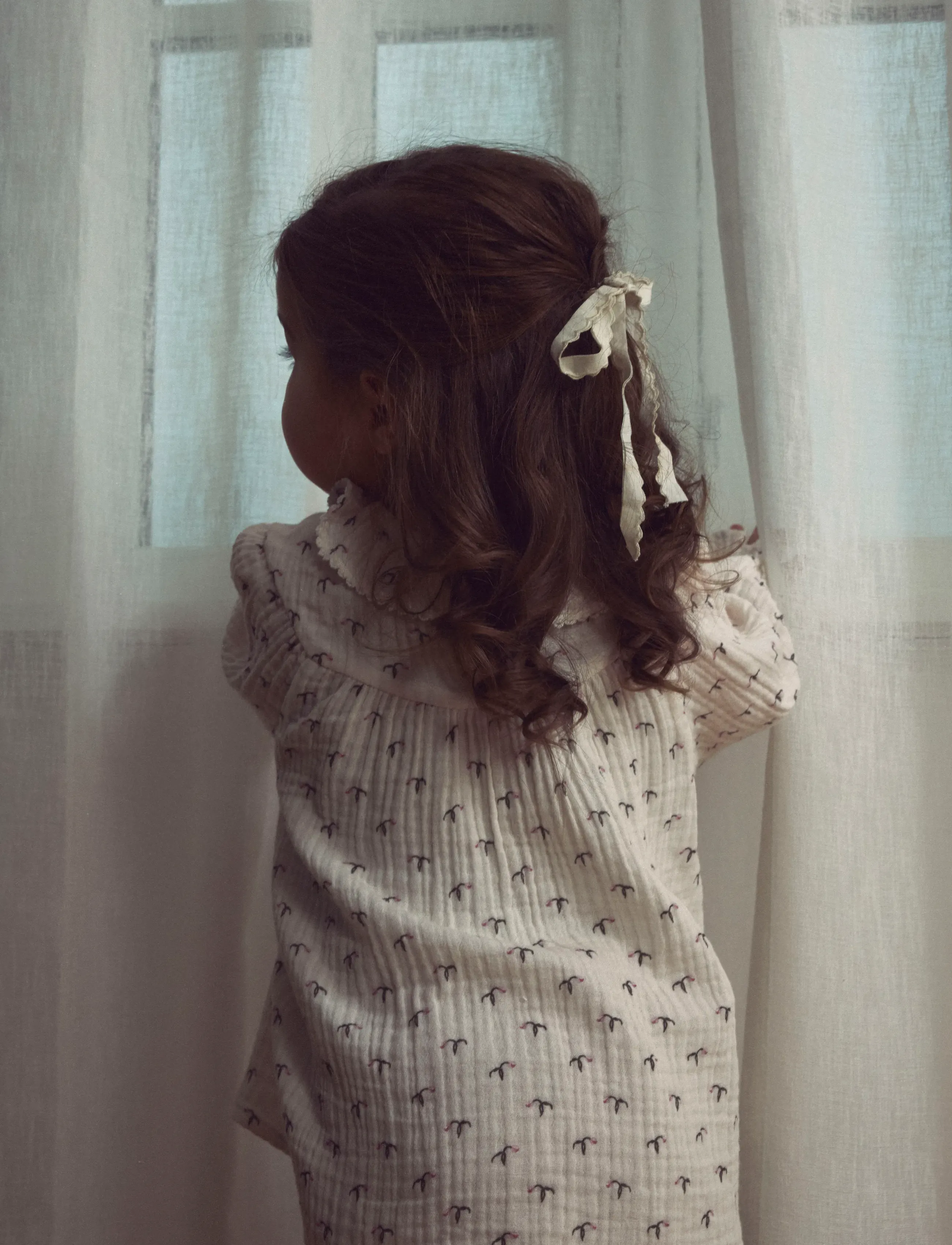 Lil'Atelier NMFSOLINA LS LOOSE SHIRT LIL - Overdele - ALMOST MAUVE / cream