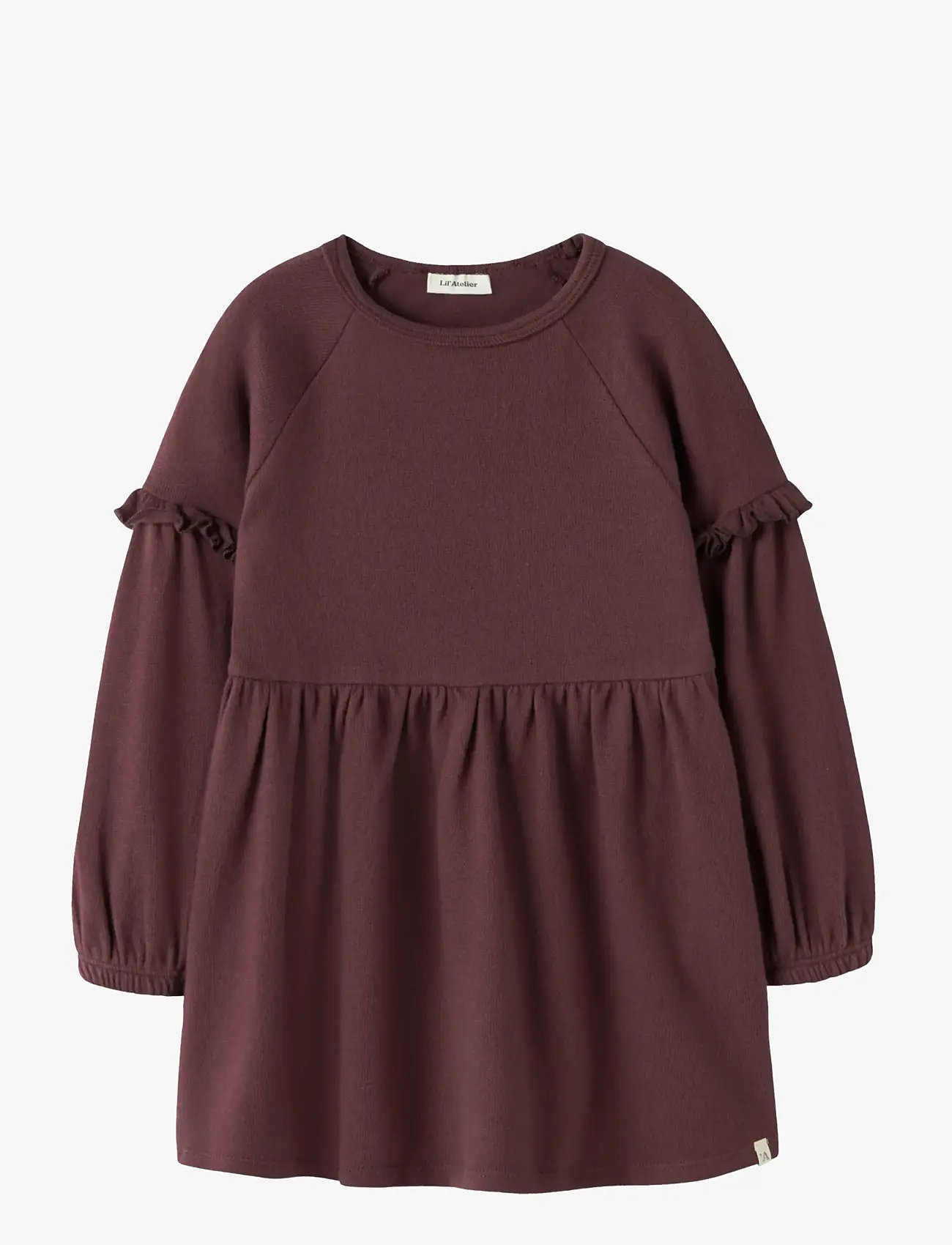 Lil'Atelier - NMFTHORA HYN LS DRESS LIL - langärmelige freizeitkleider - catawba grape - 1
