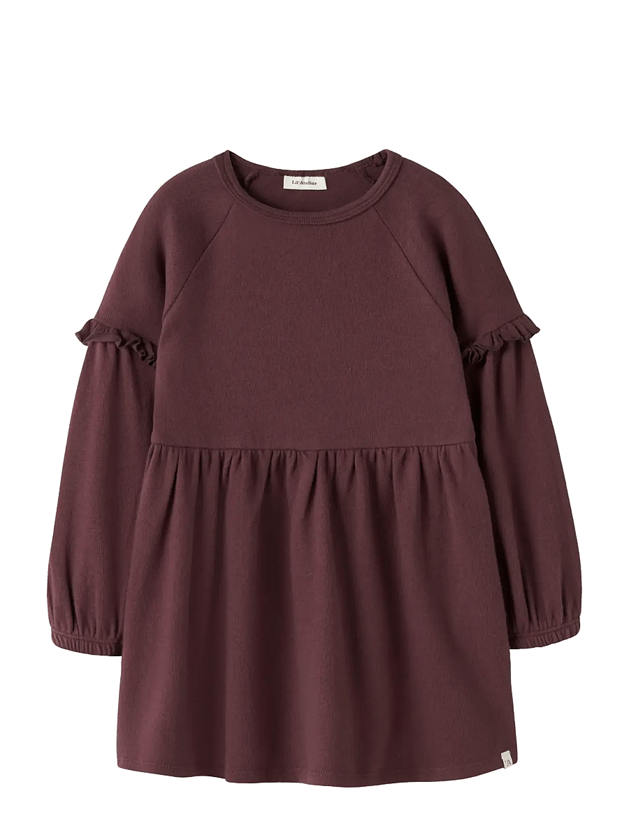 Lil'Atelier - NMFTHORA HYN LS DRESS LIL - pitkähihaiset arkimekot - catawba grape - 1