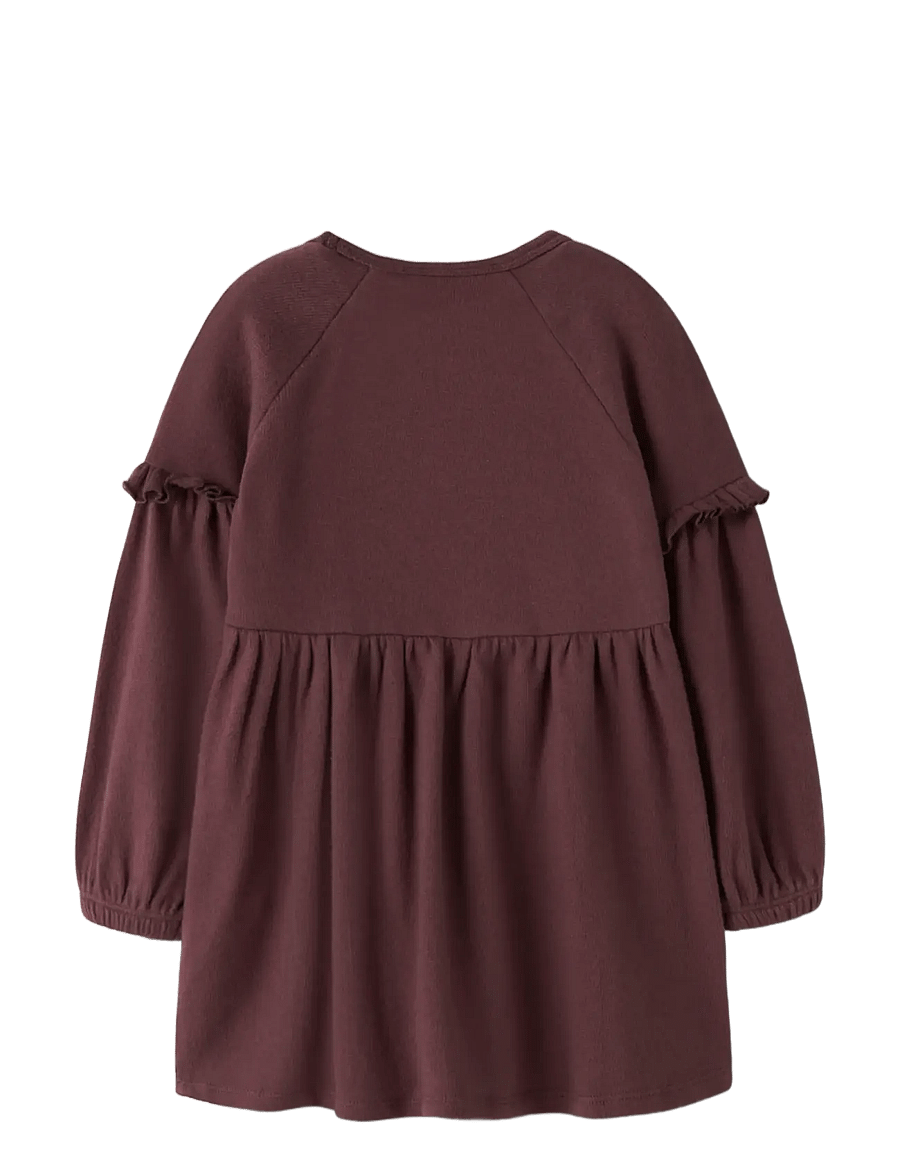 Lil'Atelier - NMFTHORA HYN LS DRESS LIL - pitkähihaiset arkimekot - catawba grape - 2