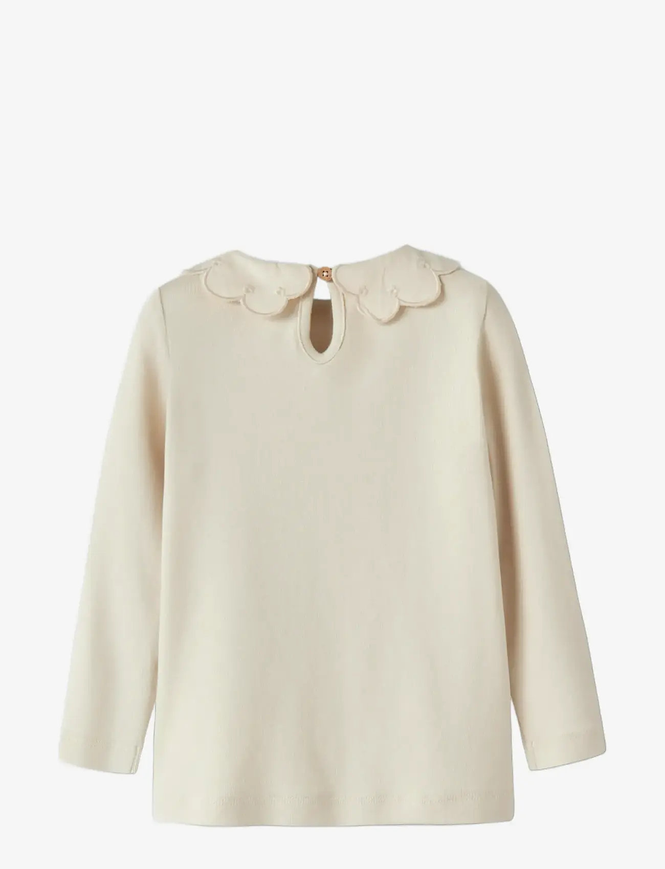Lil'Atelier - NMFFUNDO LS SLIM TOP LIL - langærmede - turtledove - 1