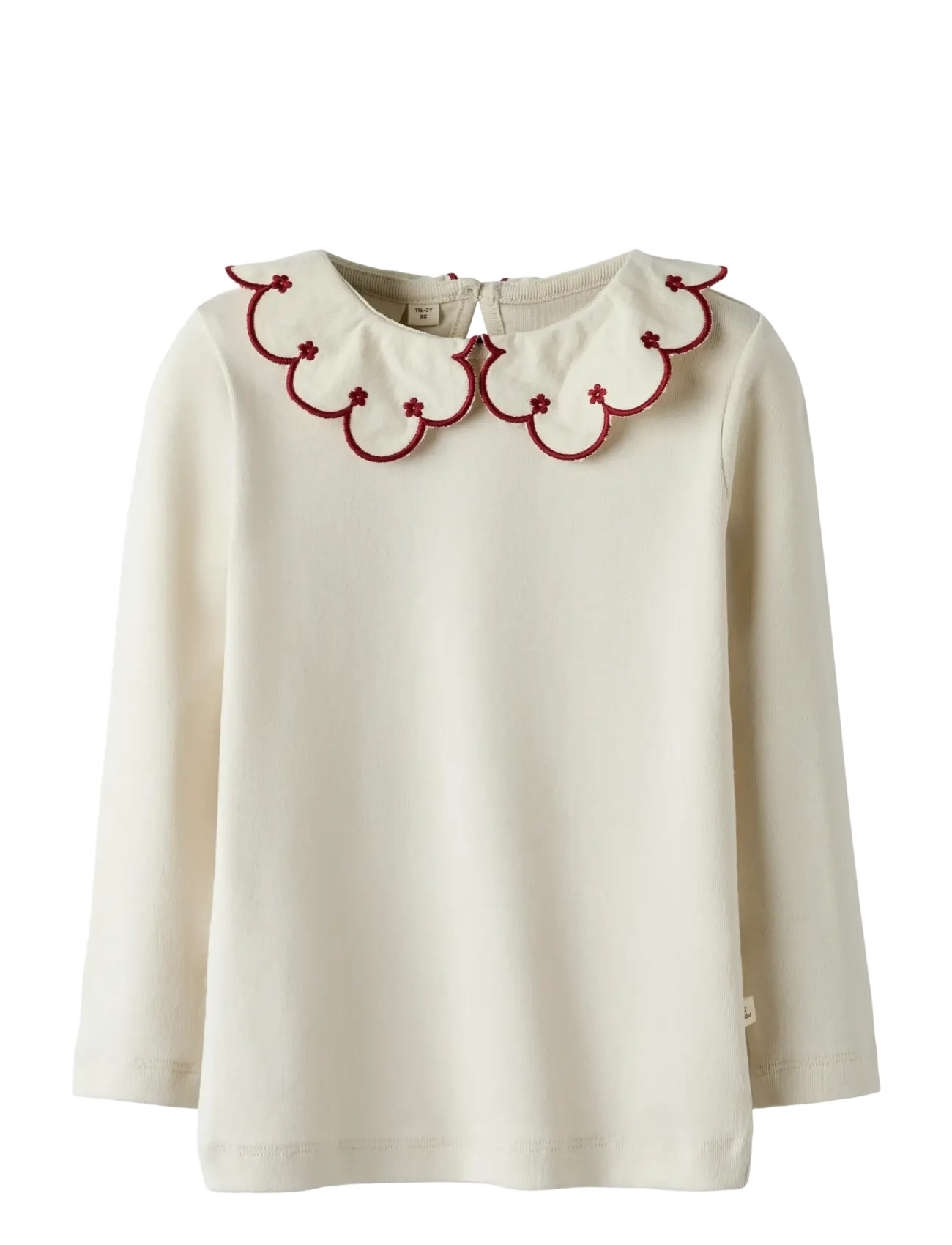 Lil'Atelier NMFFUNDO LS SLIM TOP LIL - Last chance - TURTLEDOVE / cream