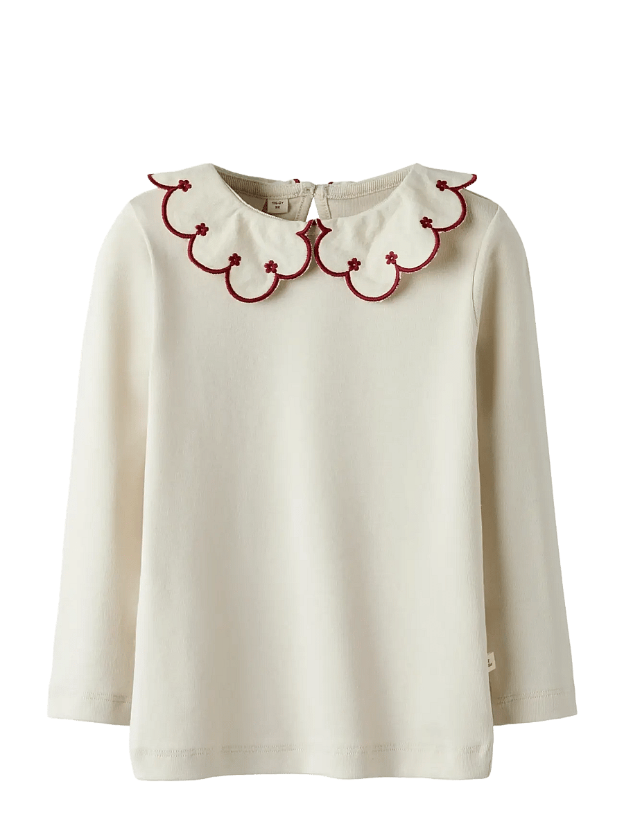 Lil'Atelier - NMFFUNDO LS SLIM TOP LIL - langärmelig - turtledove - 1