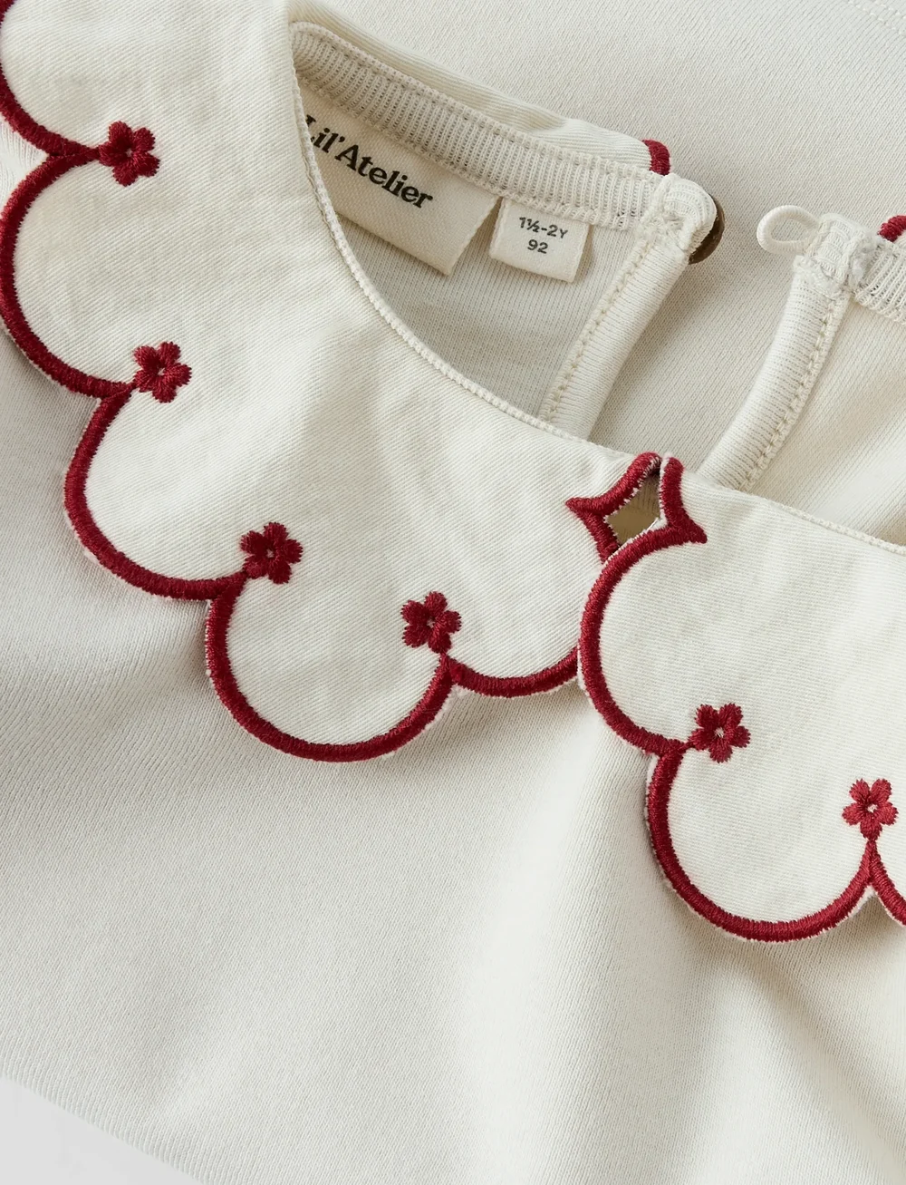 Lil'Atelier - NMFFUNDO LS SLIM TOP LIL - långärmade t-shirts - turtledove - 2