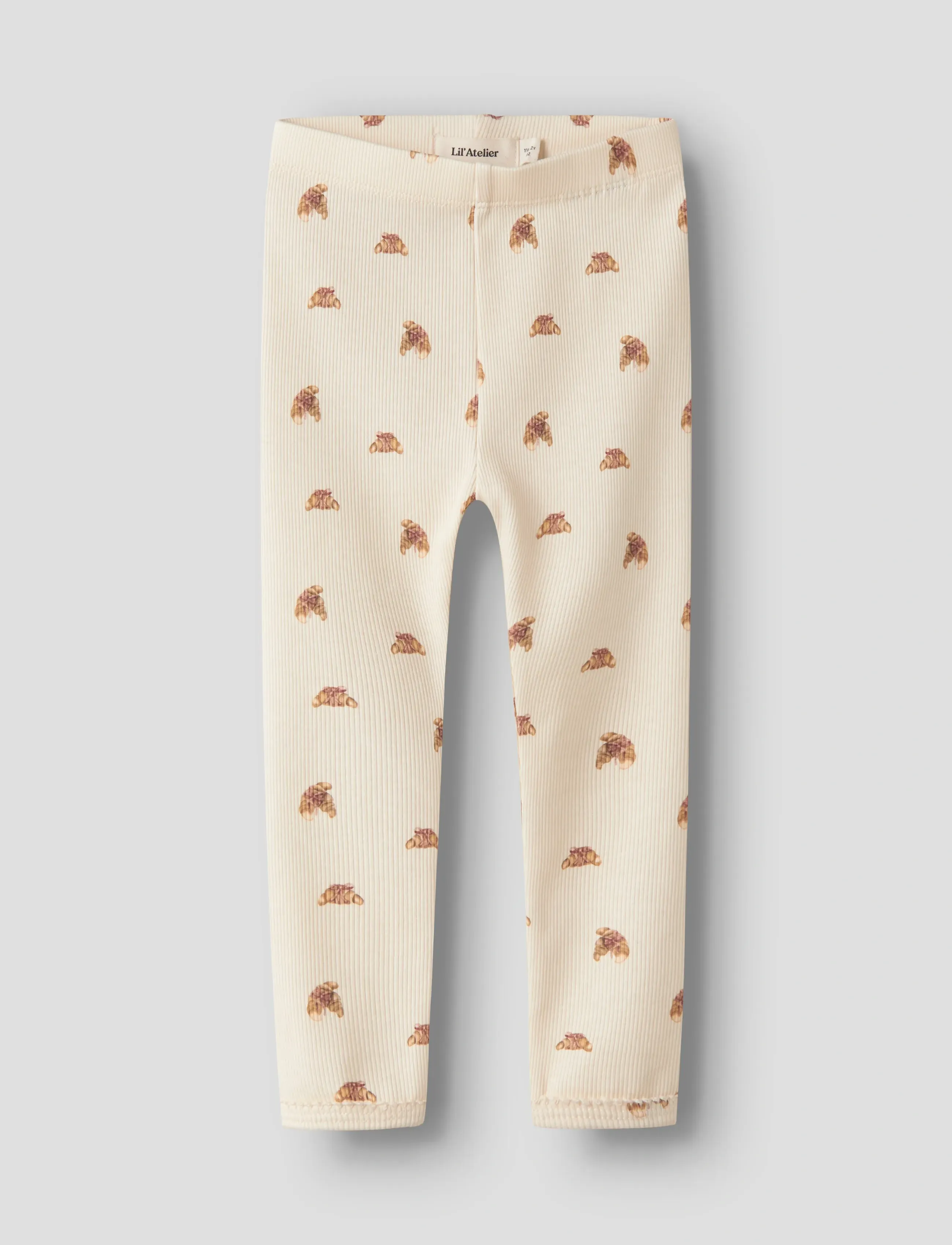 Lil'Atelier NMFLAVO EKI SLIM LEGGING LIL - Leggings - TURTLEDOVE / cream