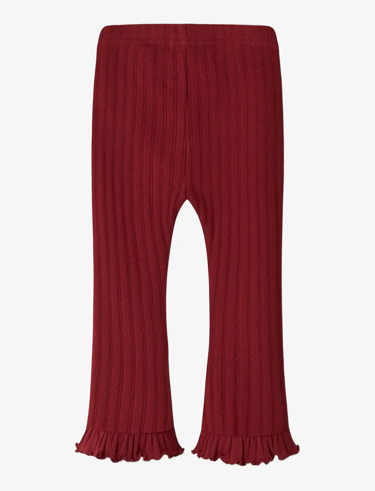 Lil'Atelier - NMFRITA SIG BOOTCUT LEGGING LIL - leggings - red dahlia - 2