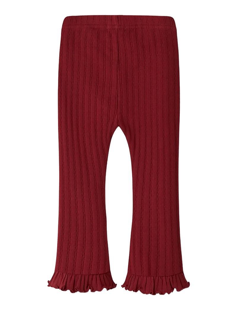 Lil'Atelier - NMFRITA SIG BOOTCUT LEGGING LIL - leggings - red dahlia - 2