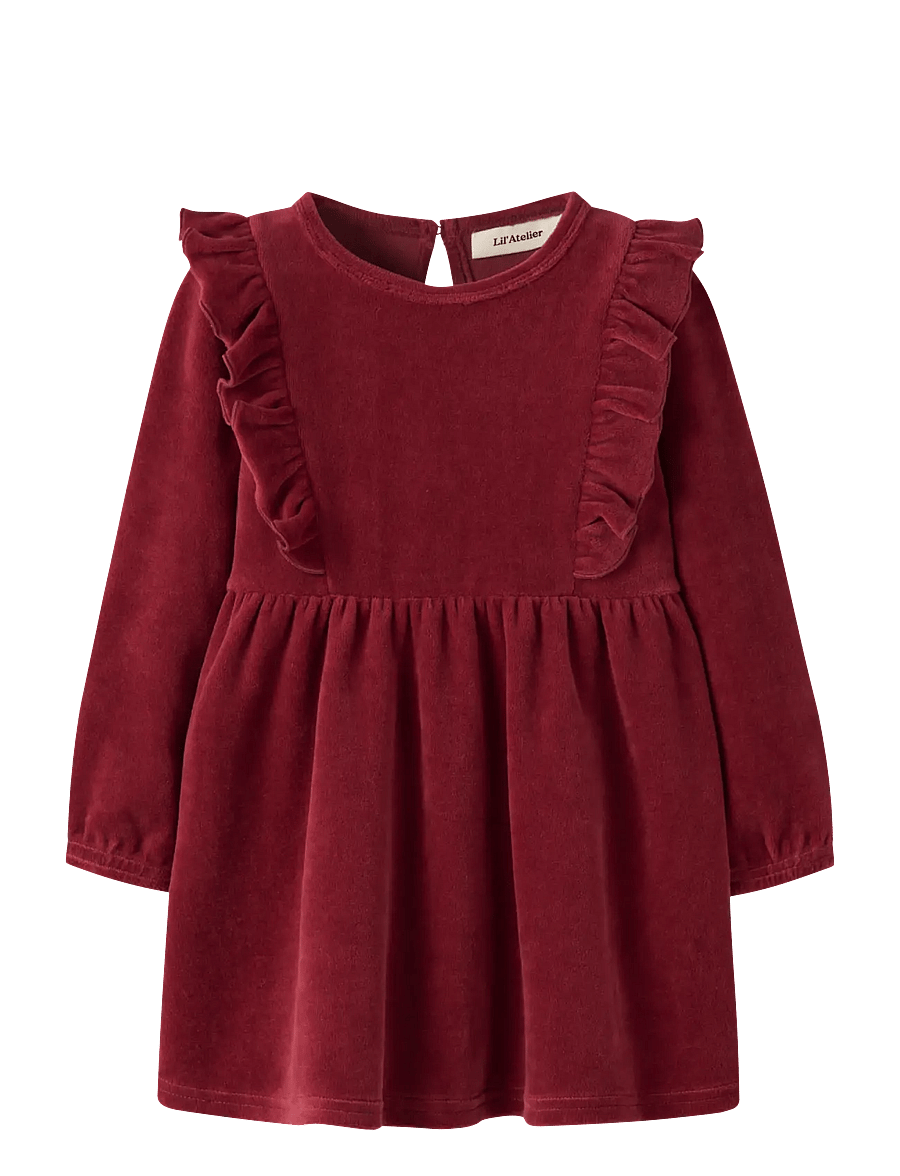 Lil'Atelier - NMFSAGA SAG LS DRESS LIL - biking red - 0