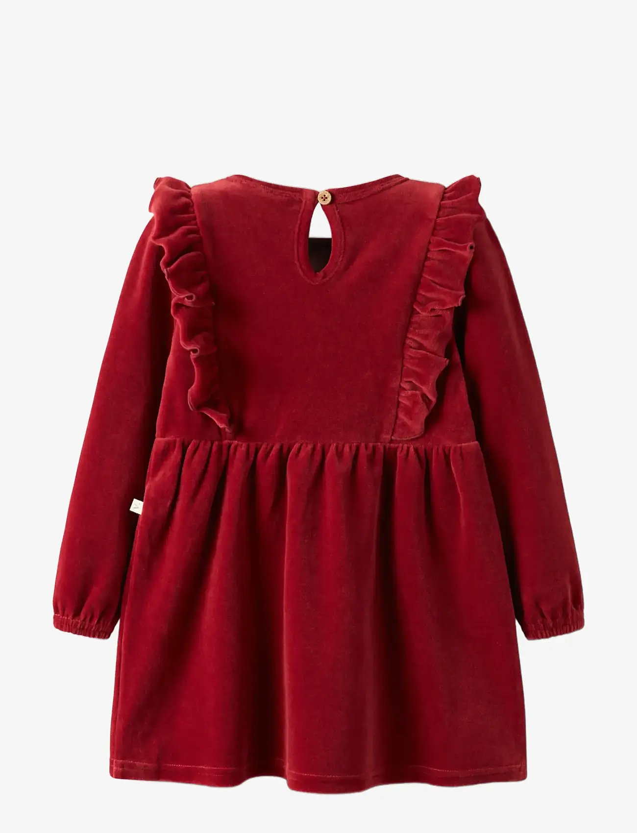 Lil'Atelier - NMFSAGA SAG LS DRESS LIL - långärmade vardagsklänningar - red dahlia - 2