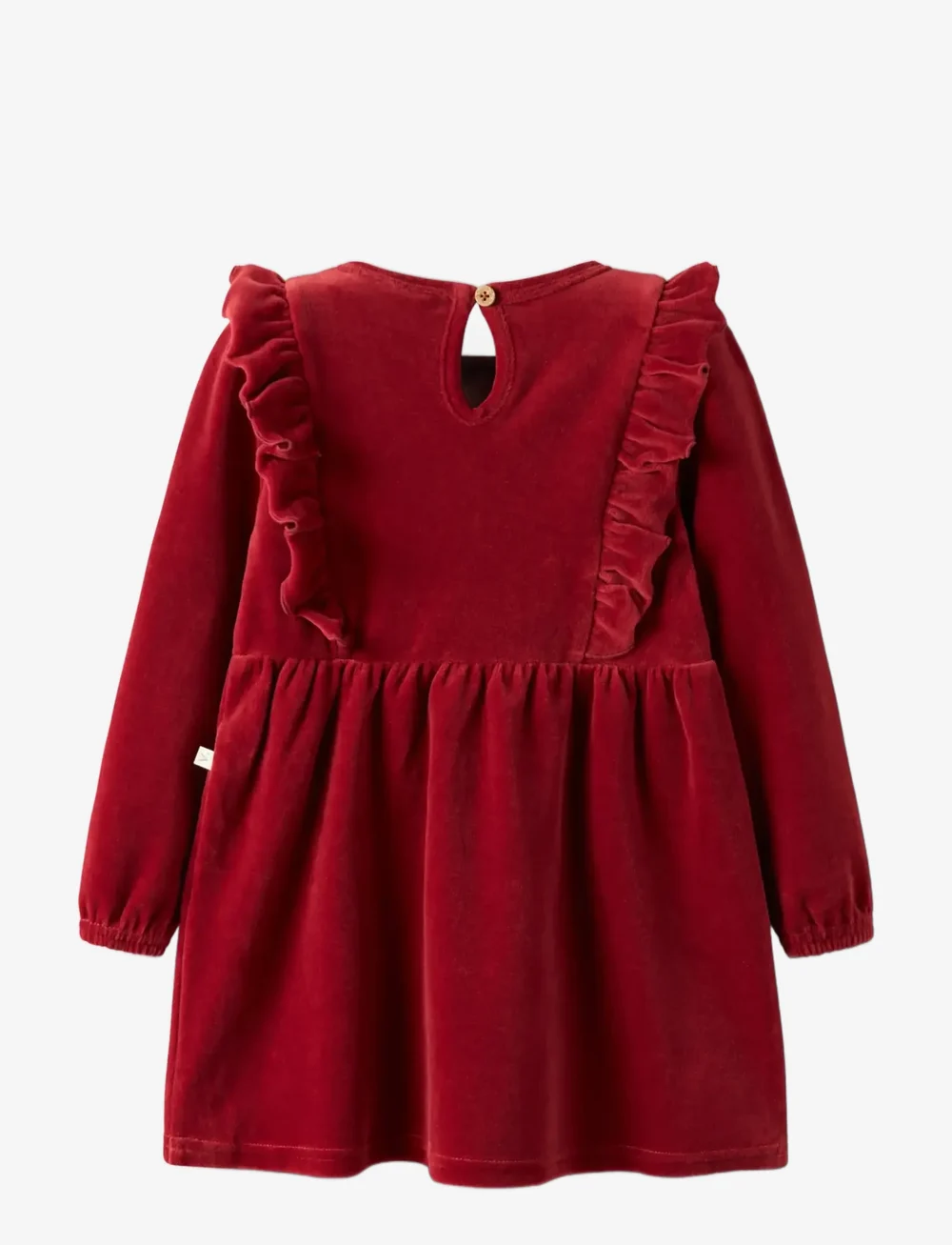 Lil'Atelier - NMFSAGA SAG LS DRESS LIL - långärmade vardagsklänningar - red dahlia - 2