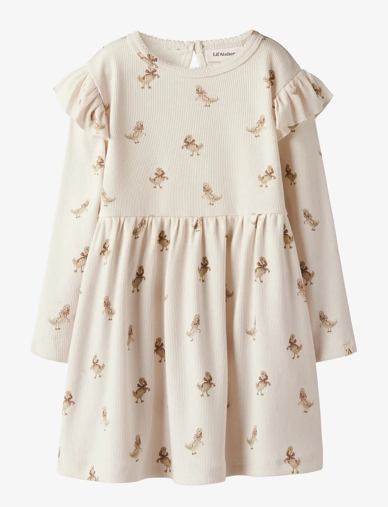 Lil'Atelier - NMFLAVO ESK LS DRESS LIL - langærmede babykjoler - almost mauve - 0