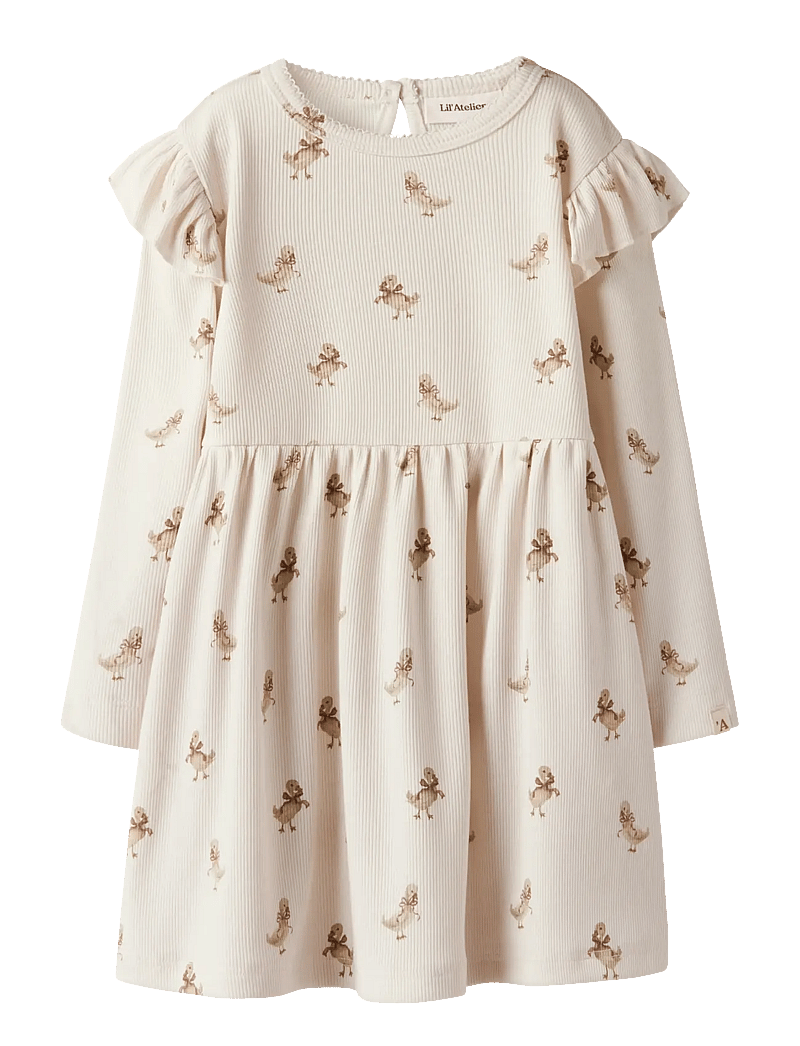 Lil'Atelier - NMFLAVO ESK LS DRESS LIL - langærmede babykjoler - almost mauve - 0