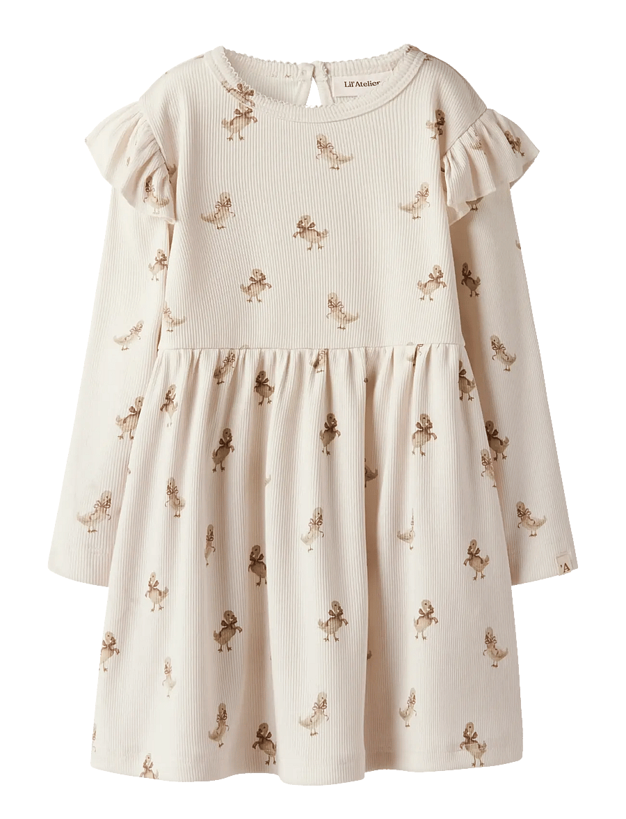Lil'Atelier - NMFLAVO ESK LS DRESS LIL - langärmelige babykleider - almost mauve - 0