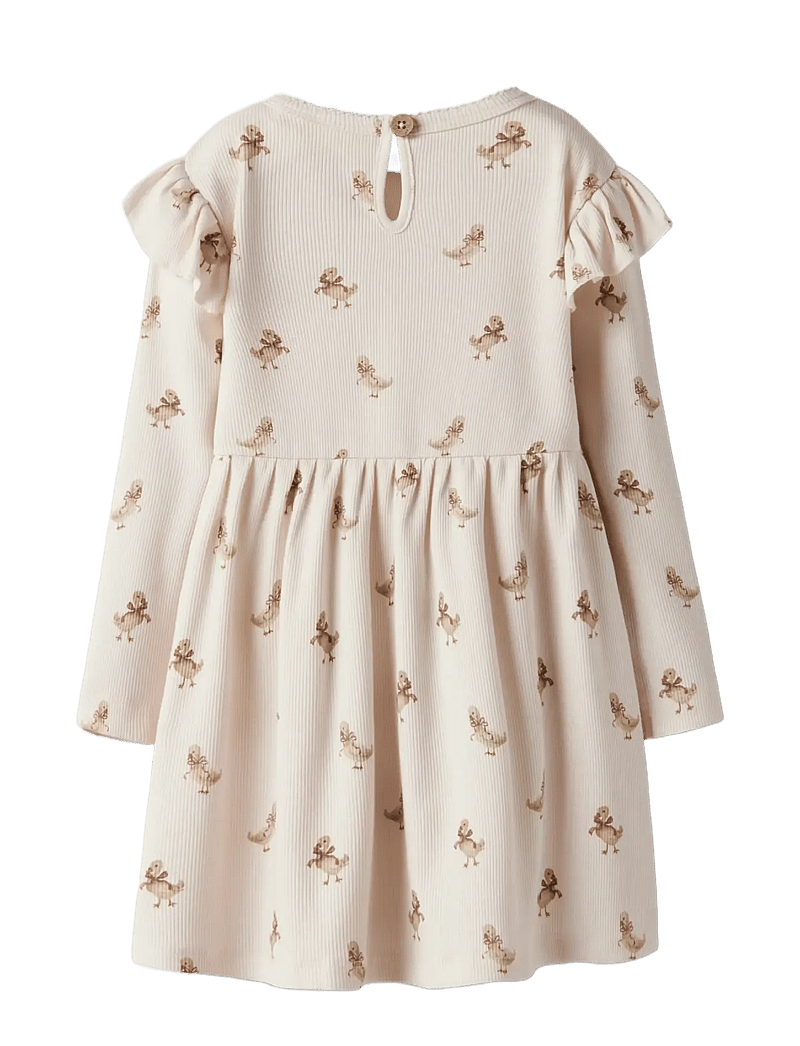 Lil'Atelier - NMFLAVO ESK LS DRESS LIL - langærmede babykjoler - almost mauve - 1