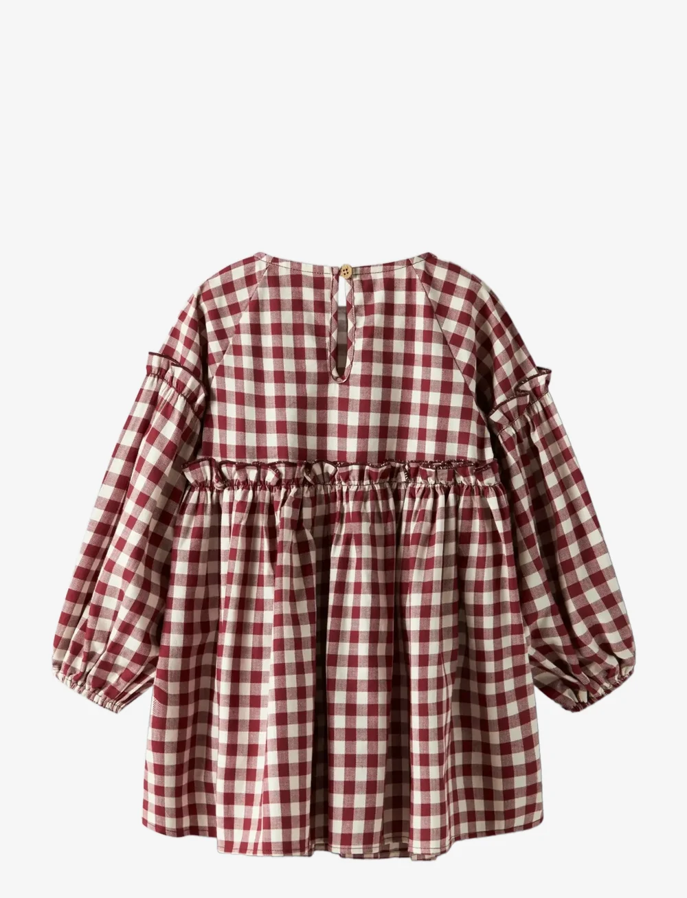 Lil'Atelier - NMFRIO LS LOOSE DRESS LIL - long-sleeved casual dresses - red dahlia - 2