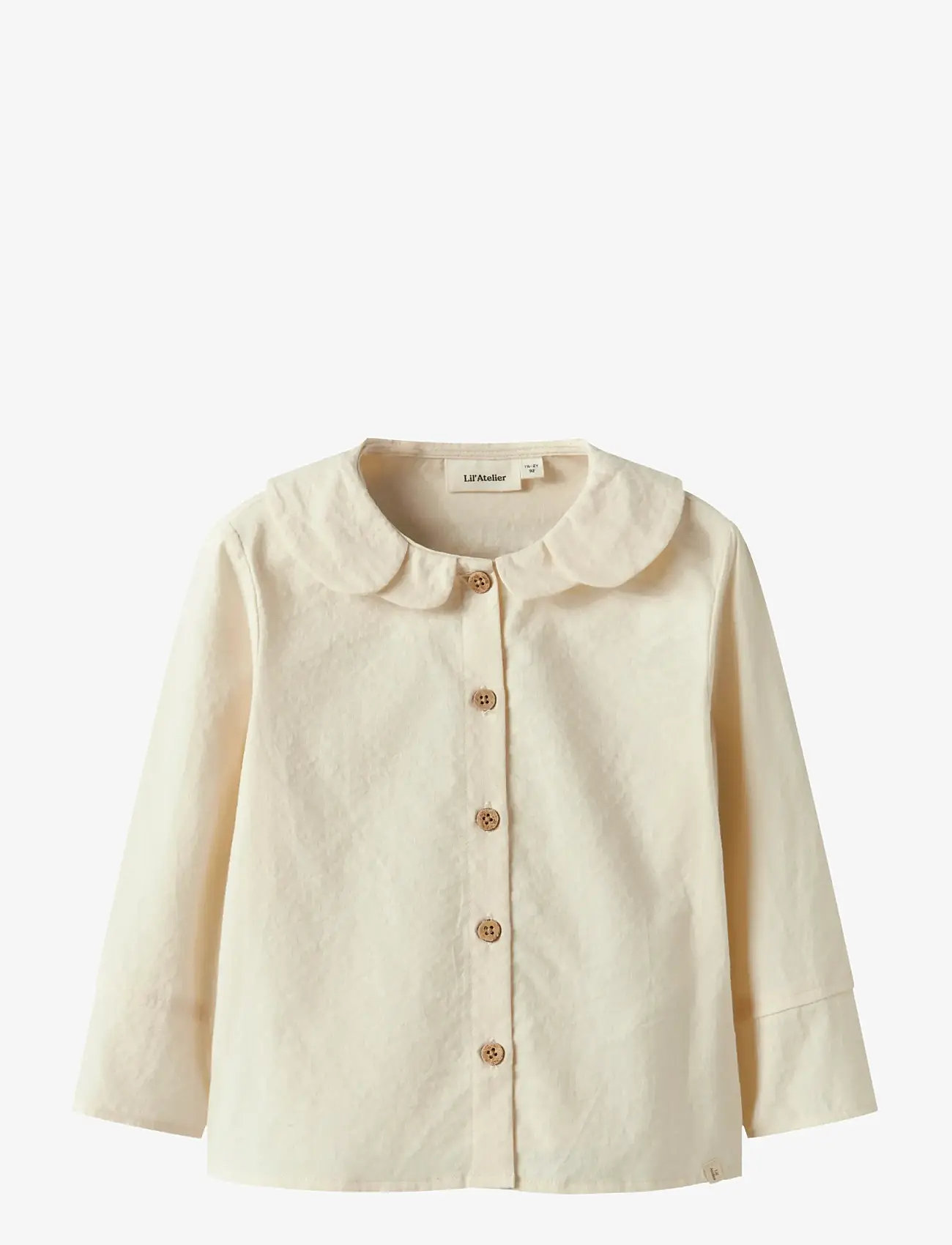 Lil'Atelier - NMFROSITO LS LOOSE SHIRT LIL - langærmede skjorter - turtledove - 1