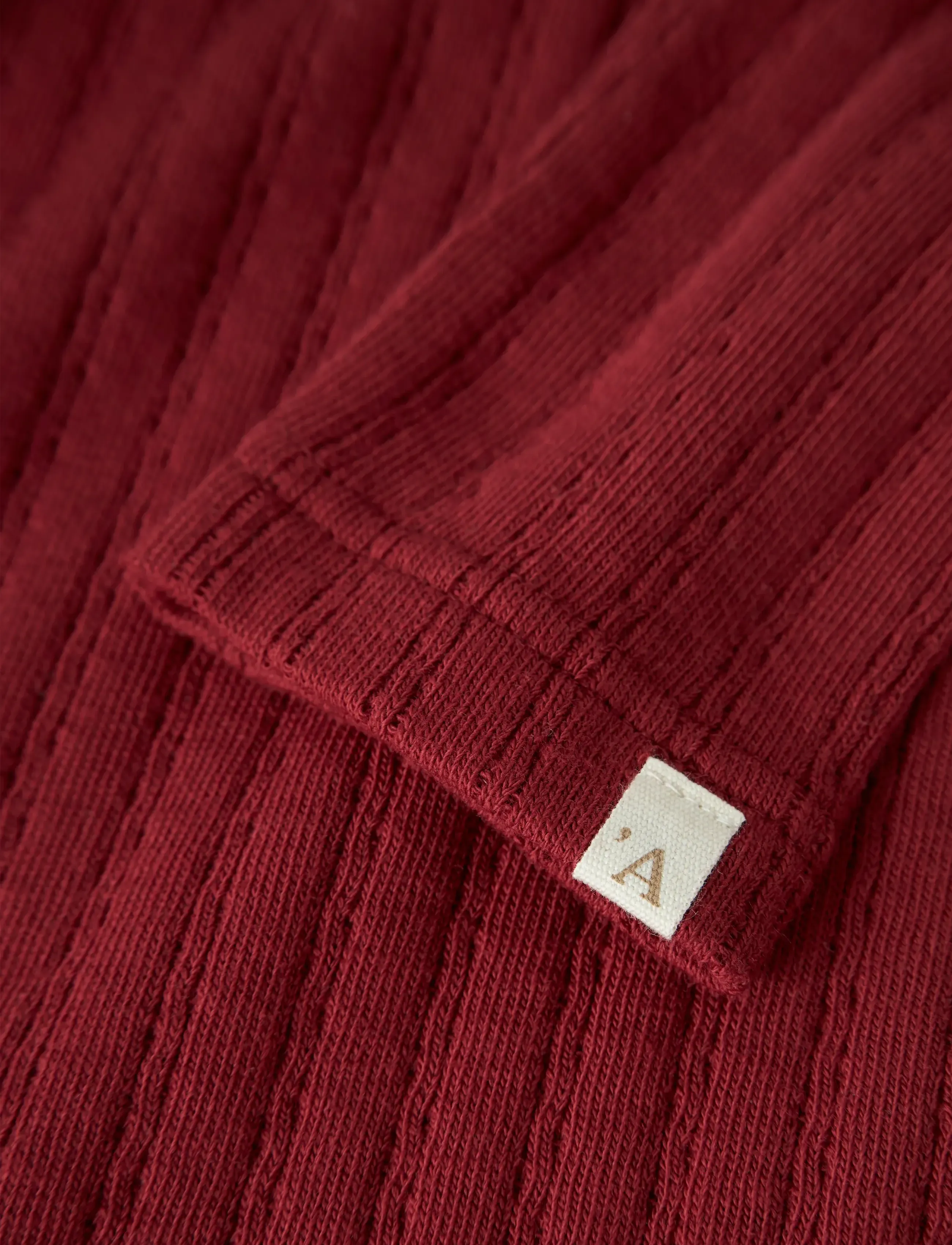 Lil'Atelier - NMFRITA SIG LS SLIM TOP LIL - pikkade varrukatega t-särgid - red dahlia - 2