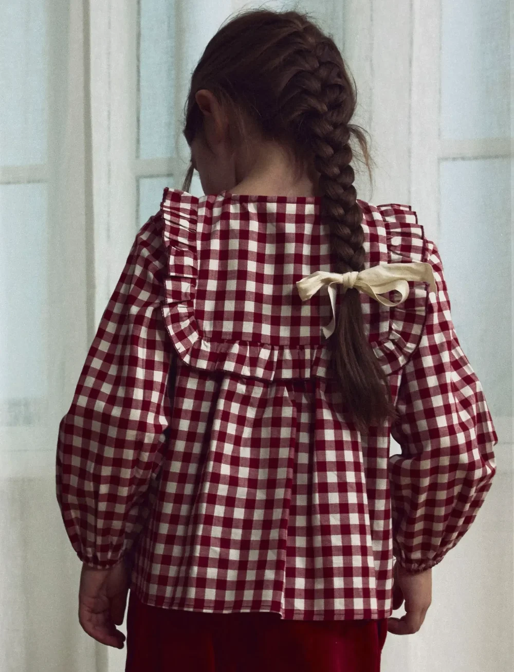 Lil'Atelier - NMFRIO LS LOOSE SHIRT LIL - langærmede skjorter - red dahlia - 3