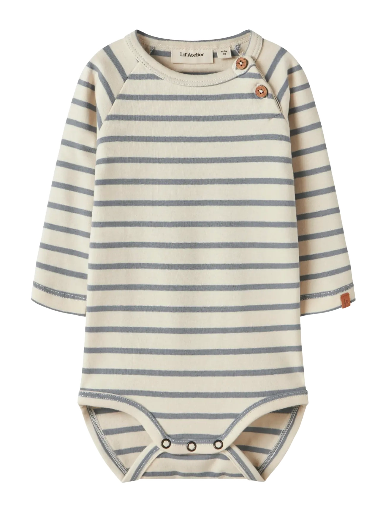 Lil'Atelier NBMLIMIA LS REG BODY LIL - 4 for 3 - TURTLEDOVE / cream