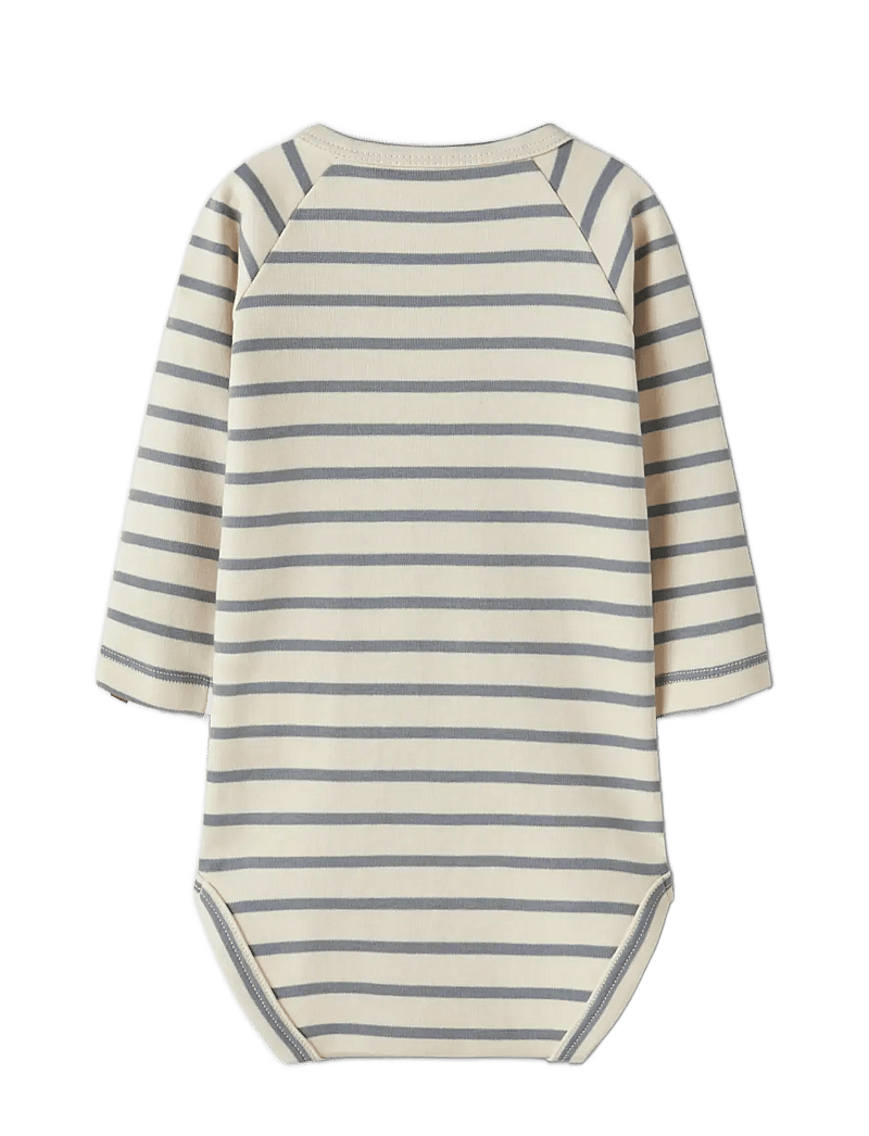 Lil'Atelier - NBMLIMIA LS REG BODY LIL - långärmade bodies - turtledove - 1