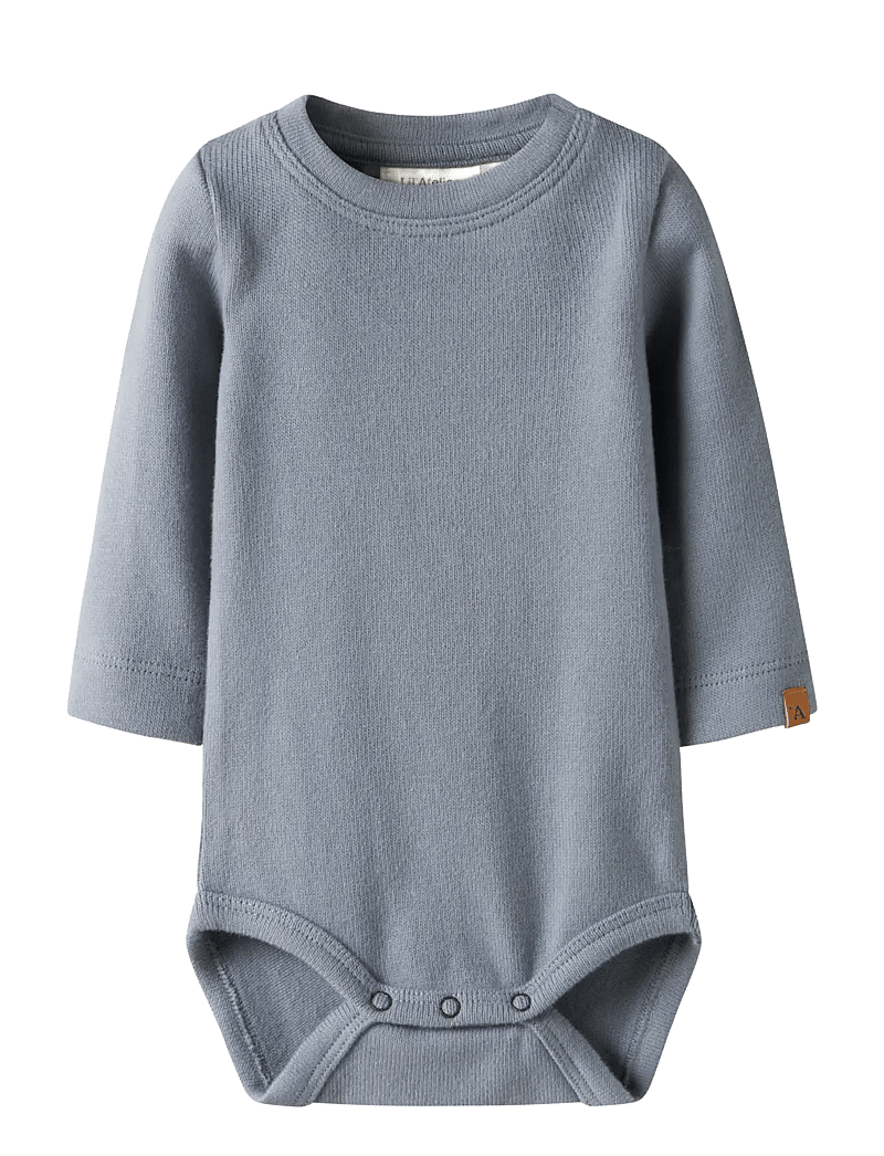 Lil'Atelier - NBMTHORO HYT LS SLIM BODY LIL - långärmade bodies - tradewinds - 0