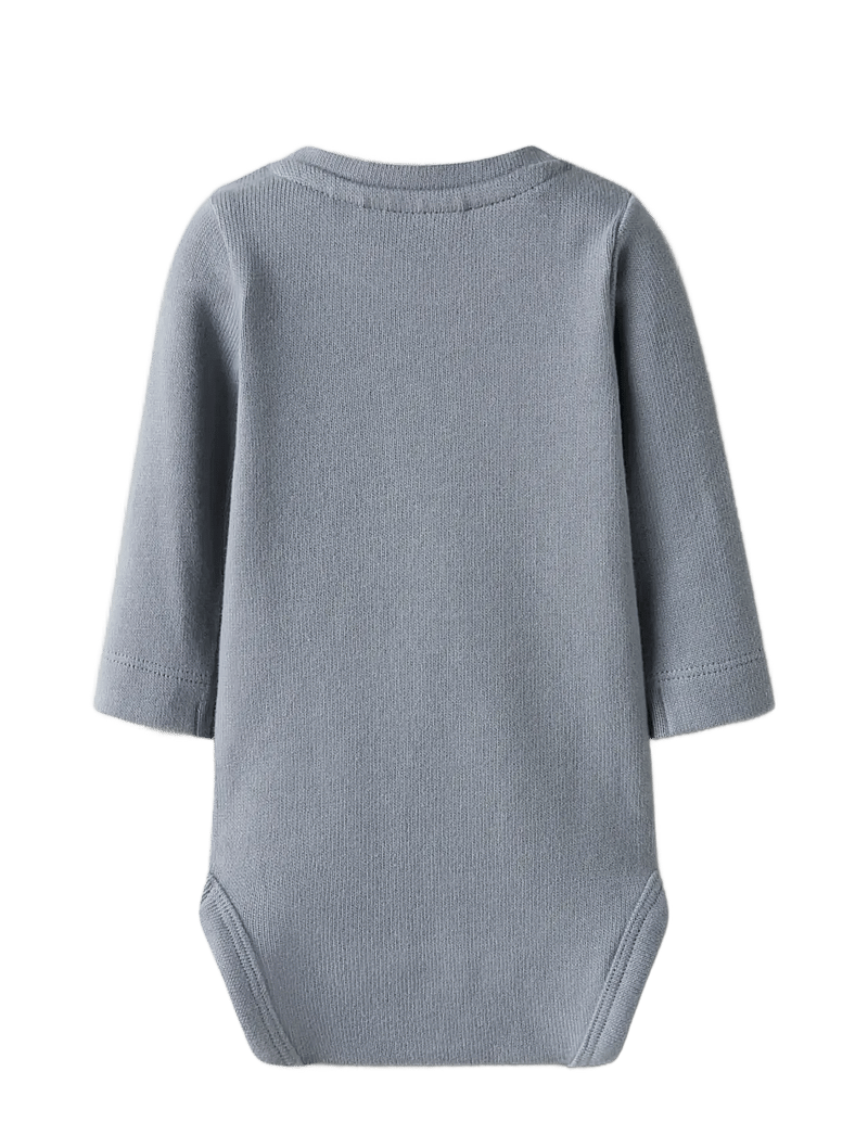 Lil'Atelier - NBMTHORO HYT LS SLIM BODY LIL - långärmade bodies - tradewinds - 1
