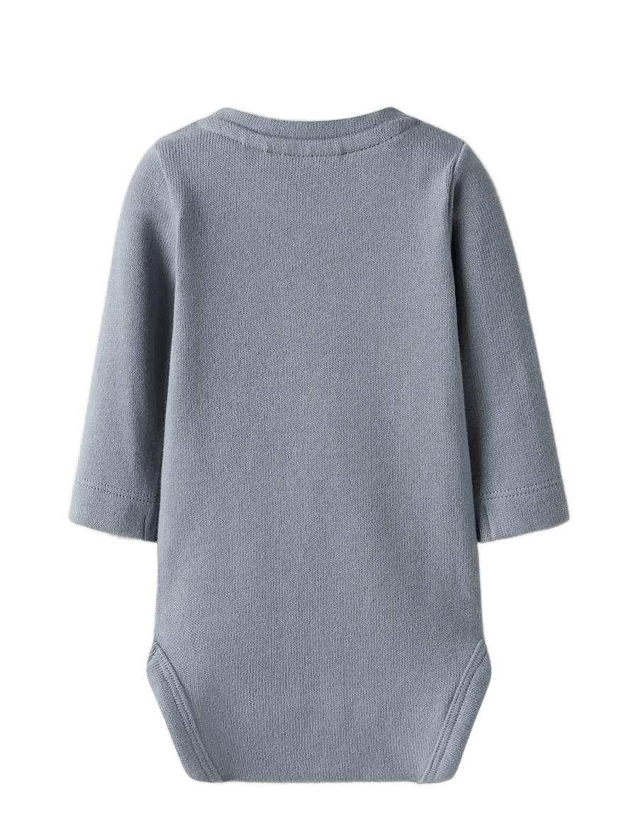 Lil'Atelier - NBMTHORO HYT LS SLIM BODY LIL - långärmade bodies - tradewinds - 2