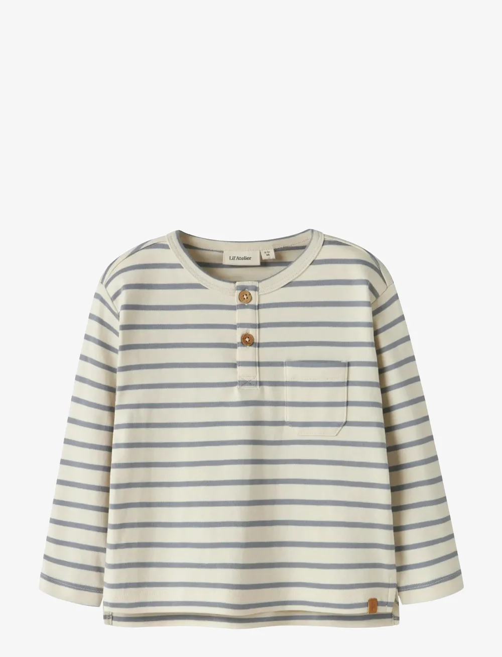 Lil'Atelier - NMMLIMIA NOB LS LOOSE TOP LIL - langærmede t-shirts - turtledove - 0