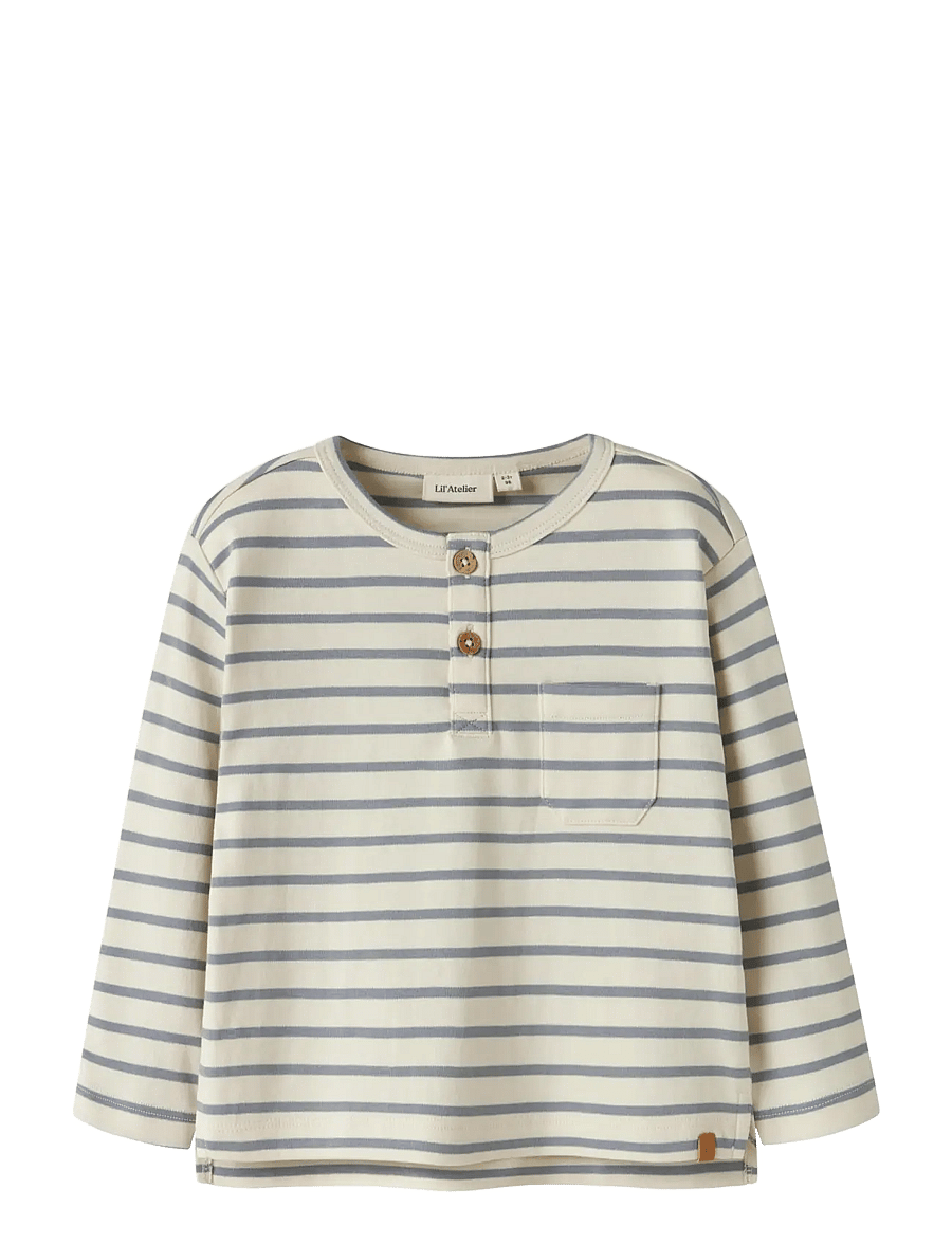 Lil'Atelier - NMMLIMIA NOB LS LOOSE TOP LIL - turtledove - 1