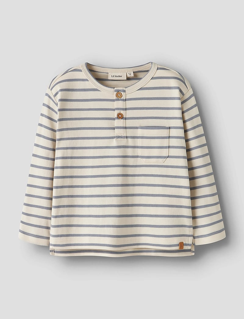 Lil'Atelier - NMMLIMIA NOB LS LOOSE TOP LIL - turtledove - 0