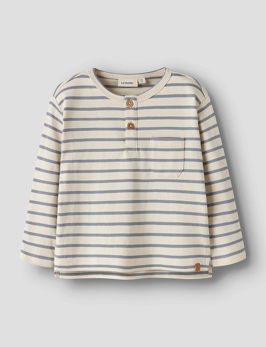 Lil'Atelier - NMMLIMIA NOB LS LOOSE TOP LIL - turtledove - 0