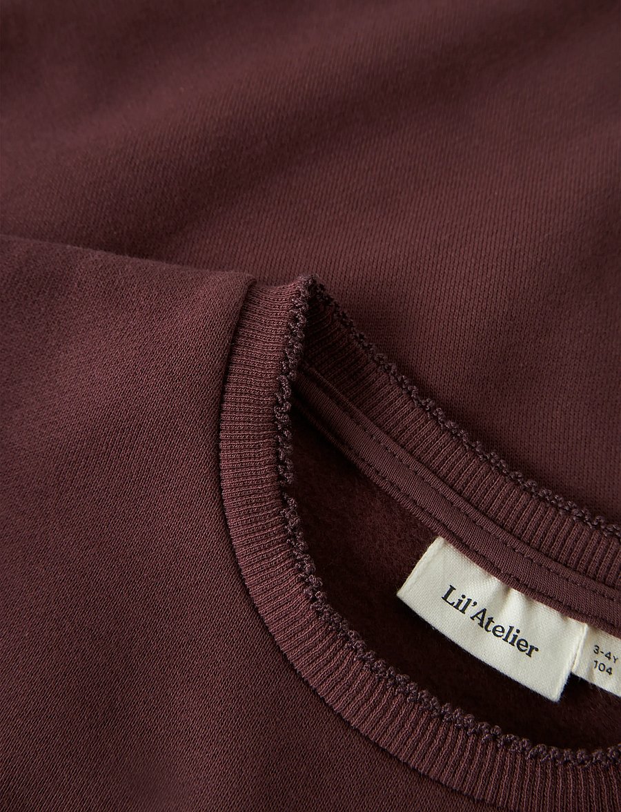 Lil'Atelier - NMFKILANO RUT LS LOOSE SWEAT LIL - sweatshirts - catawba grape - 3