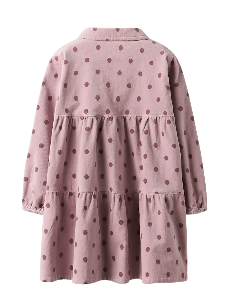 Lil'Atelier - NMFSOMBA LOOSE CORD DRESS 7766-SO S LIL - langärmelige freizeitkleider - violet ice - 1