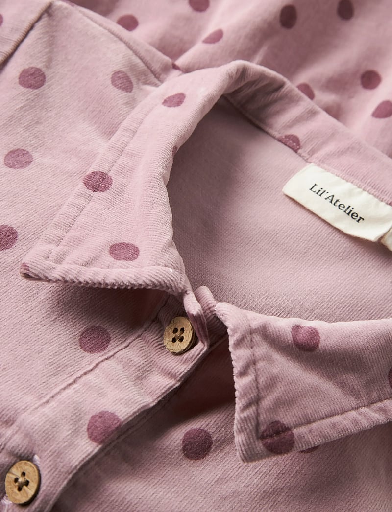 Lil'Atelier - NMFSOMBA LOOSE CORD DRESS 7766-SO S LIL - langärmelige freizeitkleider - violet ice - 2