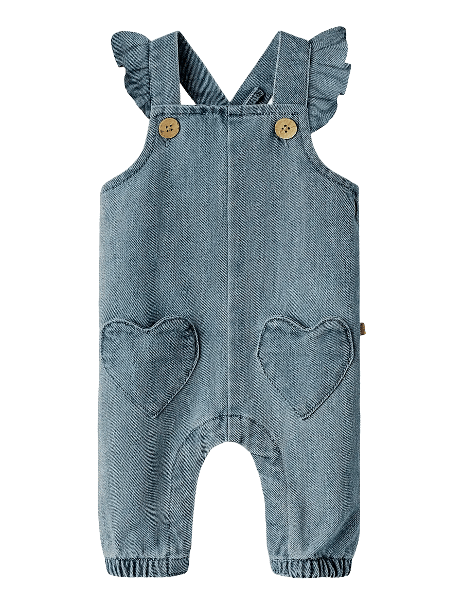 Lil'Atelier - NBFLULIA LOOSE DNM OVERALL 4017-CJ LIL - dungriņi - medium blue denim - 1