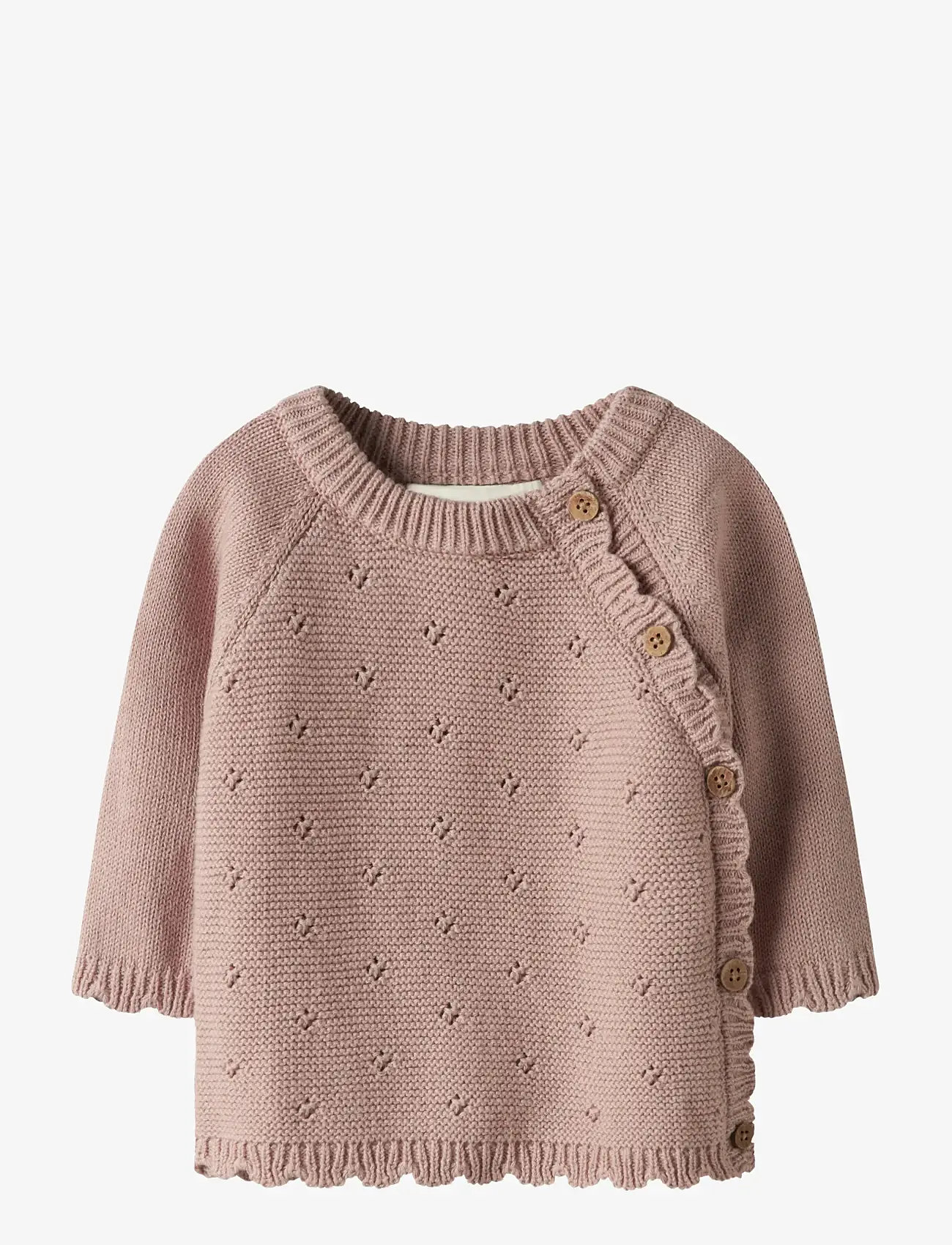 Lil'Atelier - NBFLAGUNA LS WRAP KNIT LIL NOOS - susegamieji megztiniai - misty rose - 1