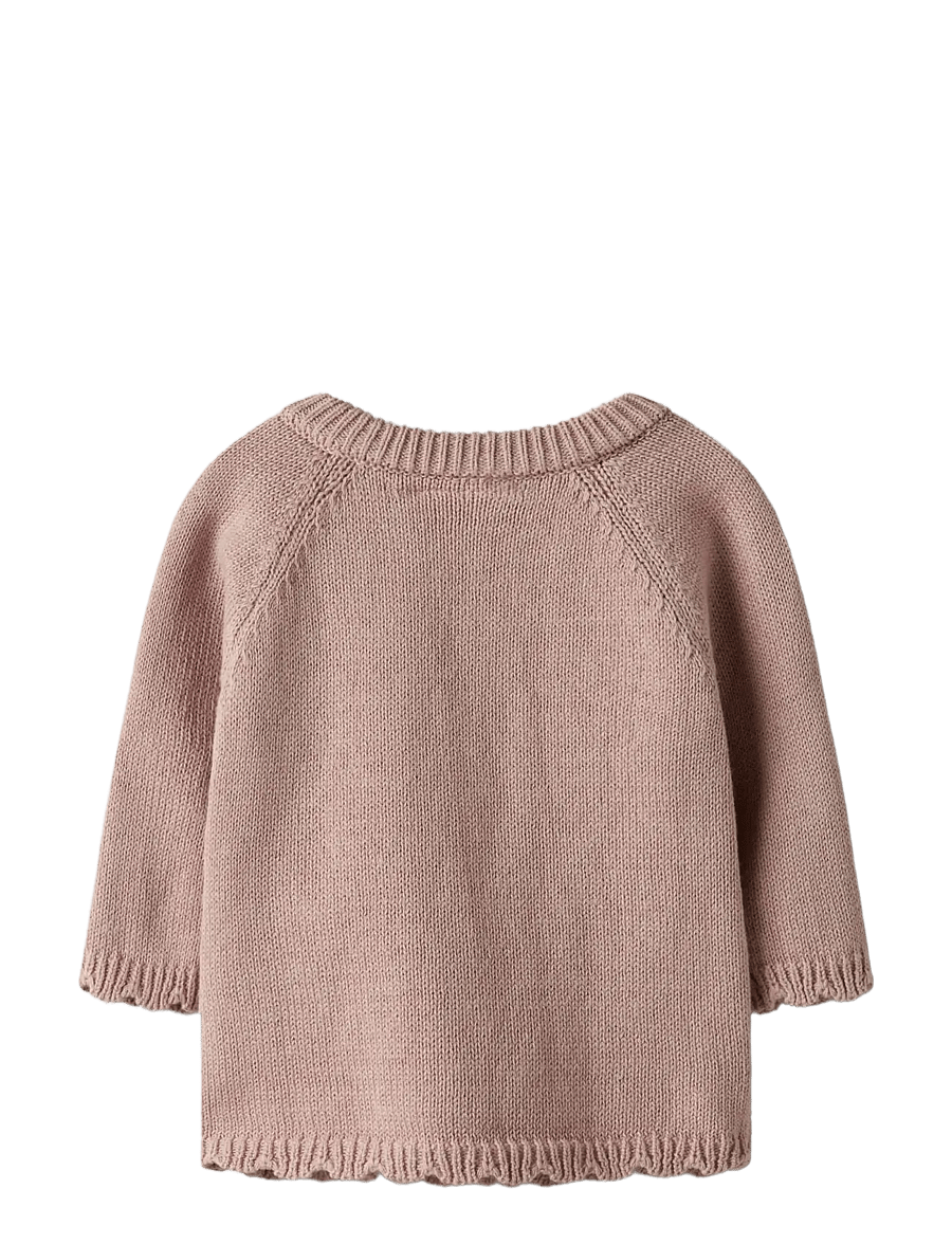 Lil'Atelier - NBFLAGUNA LS WRAP KNIT LIL NOOS - gilets - misty rose - 2